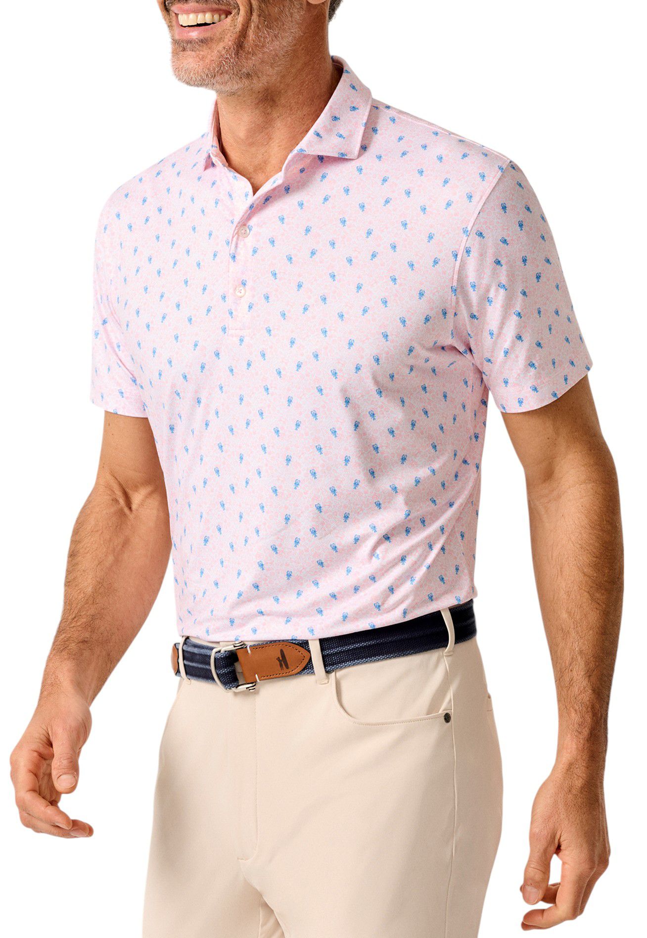 Johnnie-O Men's Low Country Featherweight Performance Golf Polo