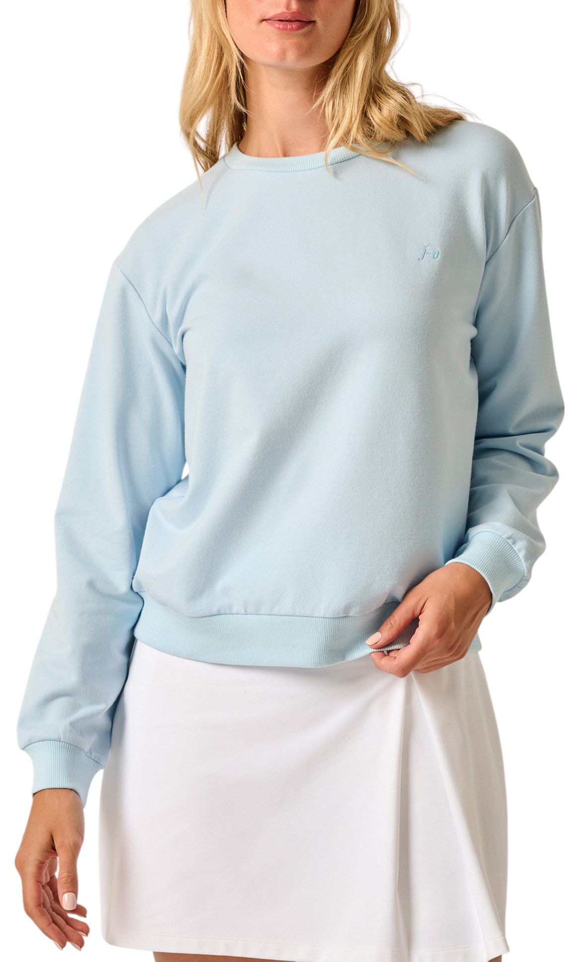 Johnnie-O Women's Samantha Terry Crewneck Golf Sweatshirt