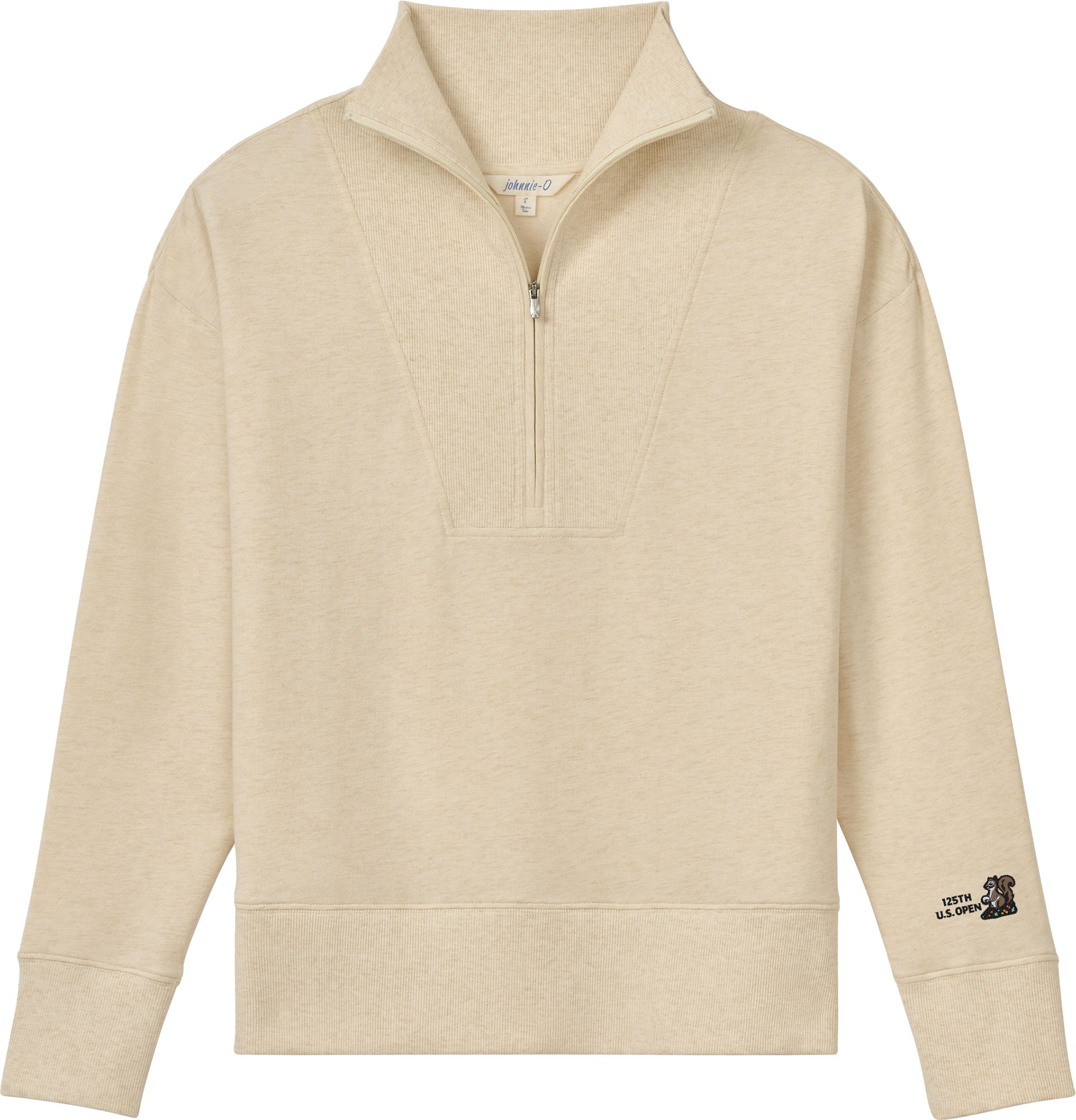 Johnnie-O Women's 125th U.S. Open Taylor Drop Shoulder Cotton Golf 1/4 Zip