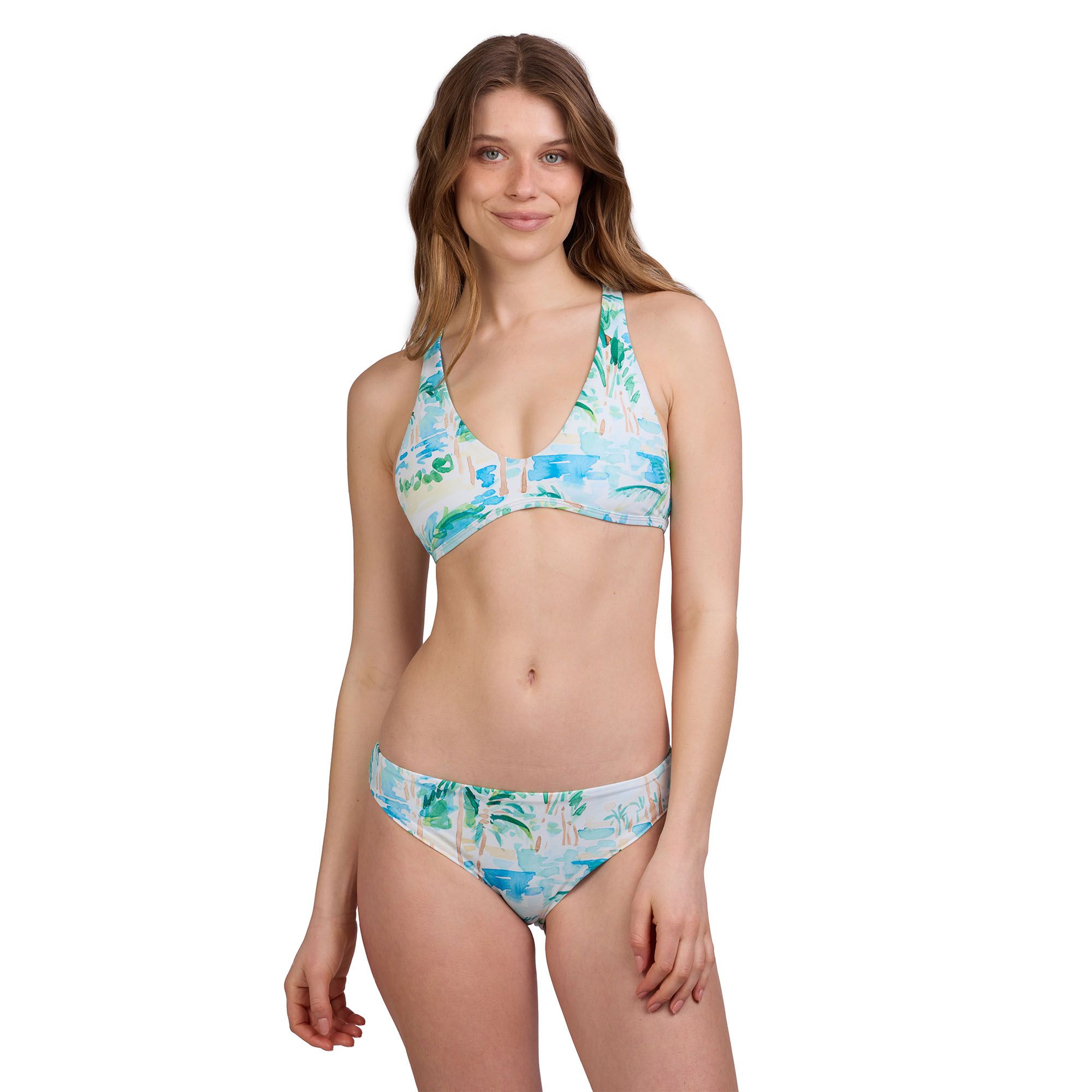 JOLYN Women's Doris Racerback Bikini Top