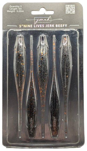 Pitman 5" Nine Lives Jerk Beefy Lure