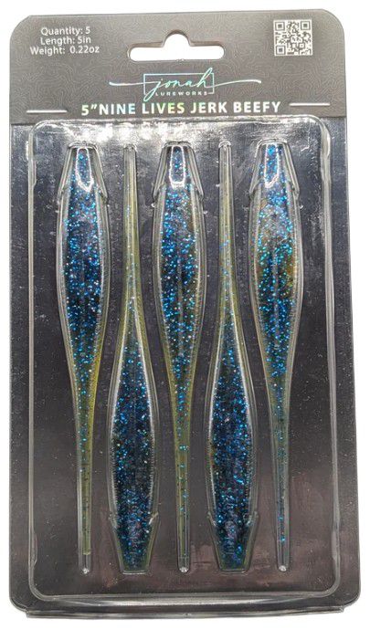 Pitman 5" Nine Lives Jerk Beefy Lure