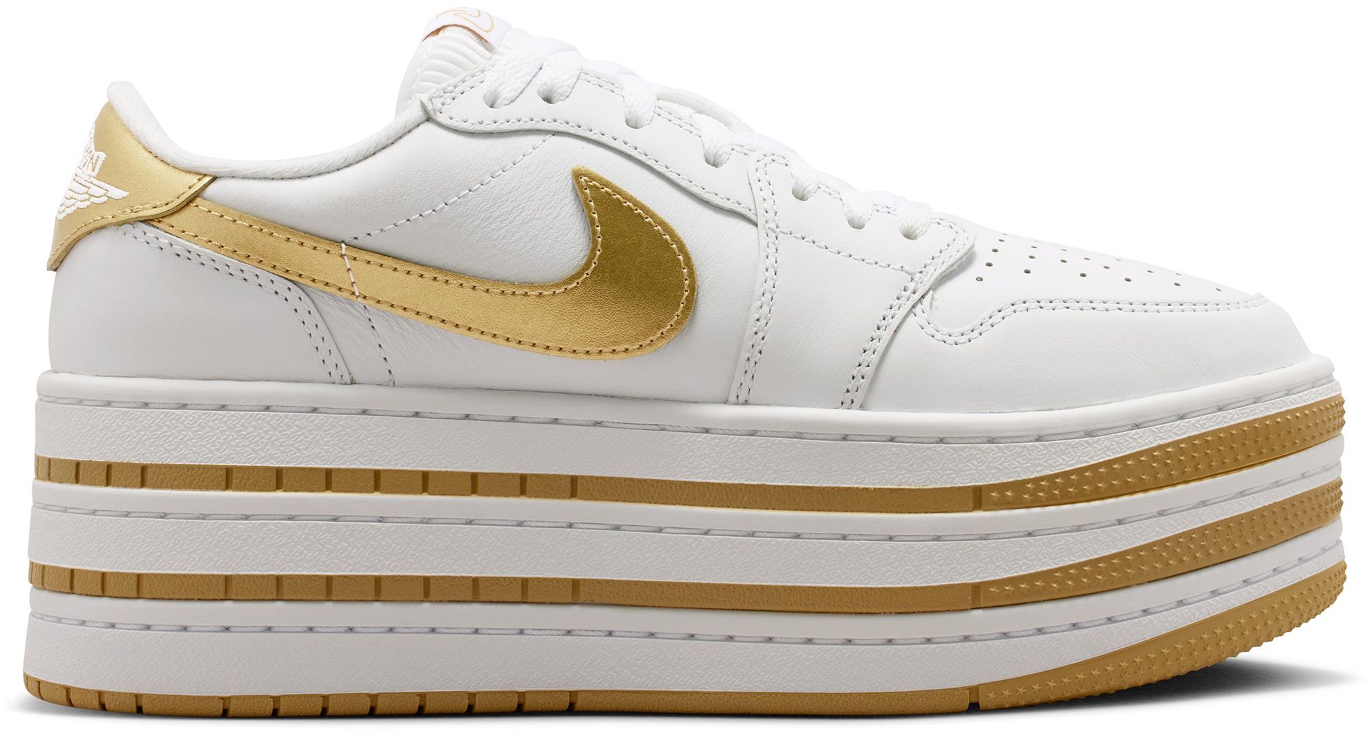 White/White/Mtlc Gold
