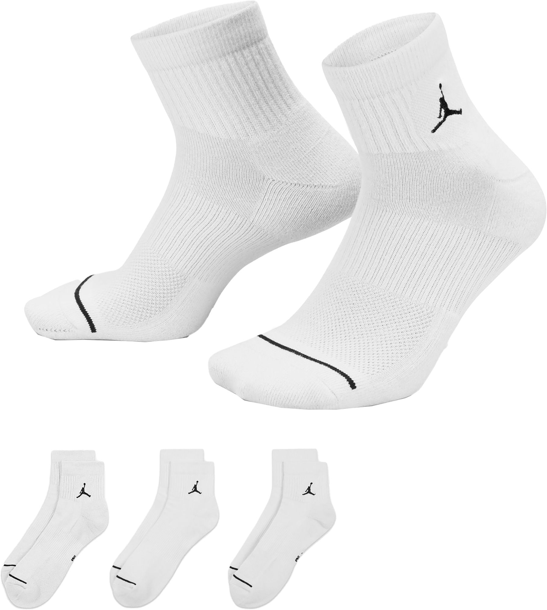 Jordan Men's Everyday Ankle Golf Sock – 3 Pack