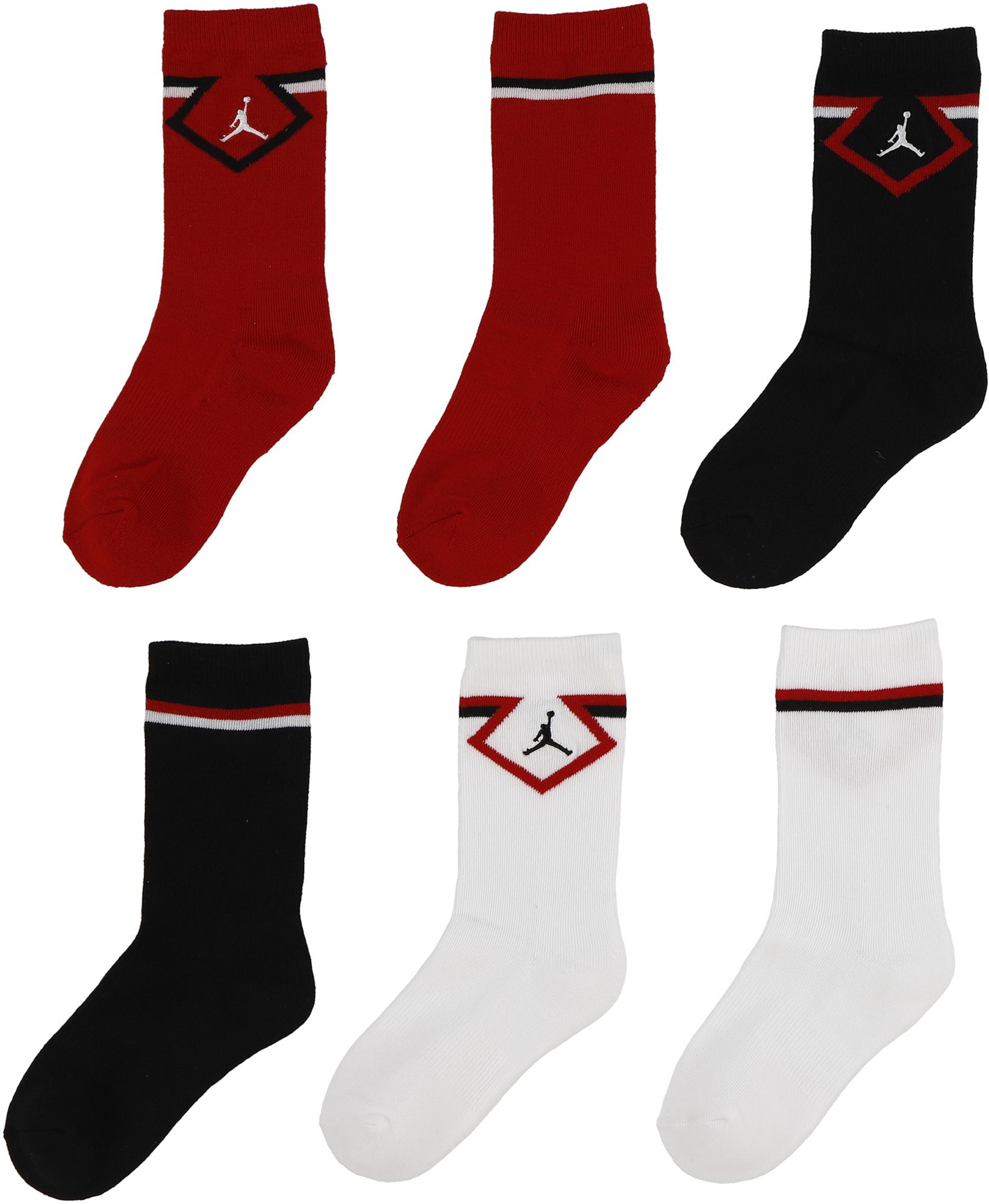 Jordan Youth Diamond High Crew Socks - 3 Pack