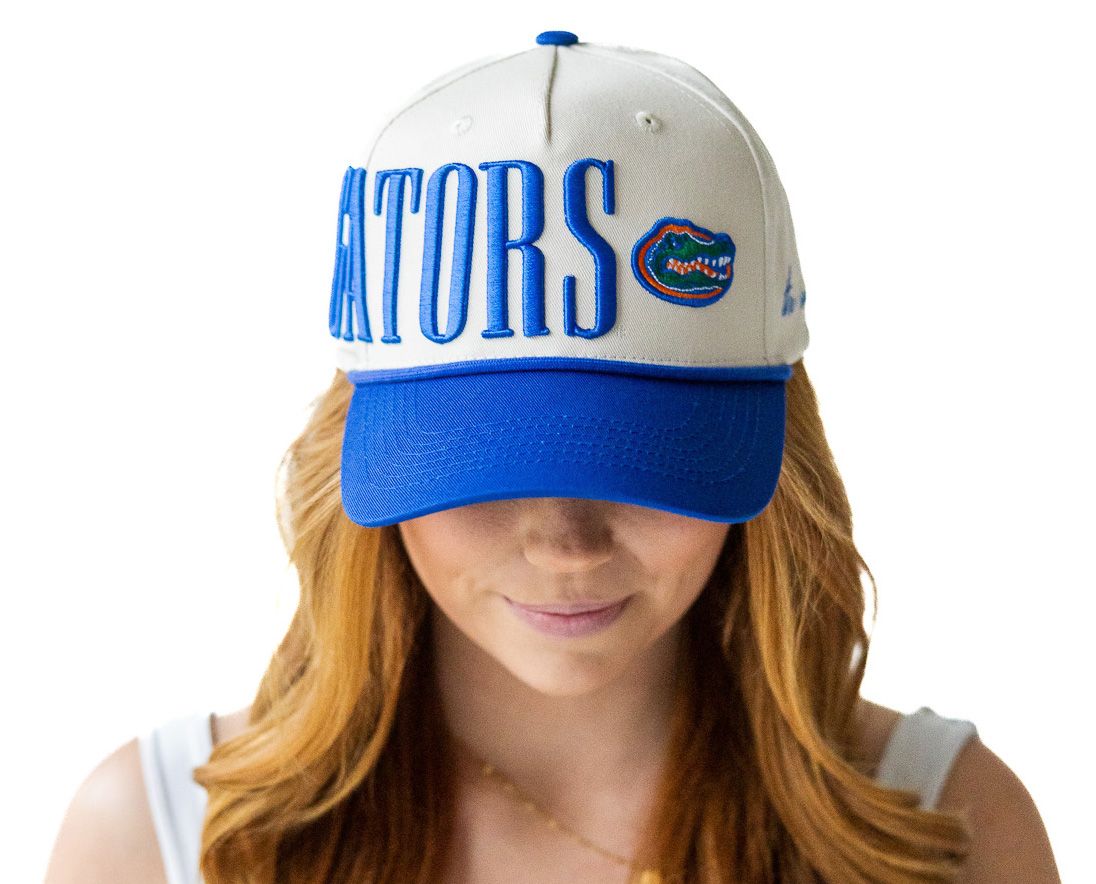 Gameday Social Women's Florida Gators Ivory Saturday Stretch Adjustable Hat