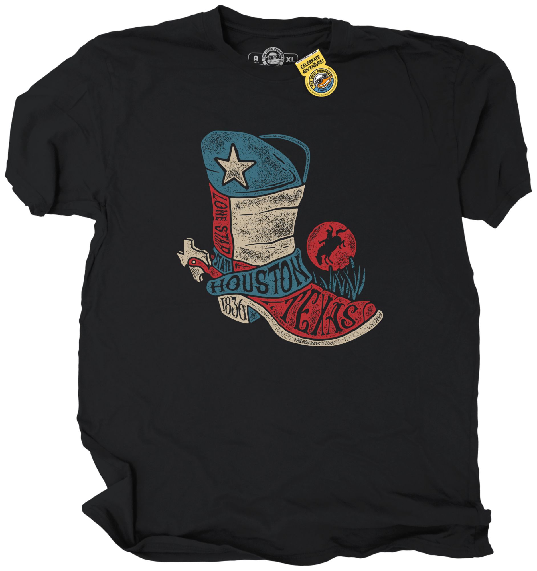 The Duck Company Adult Dallas Navy Lonestar Boot T-Shirt