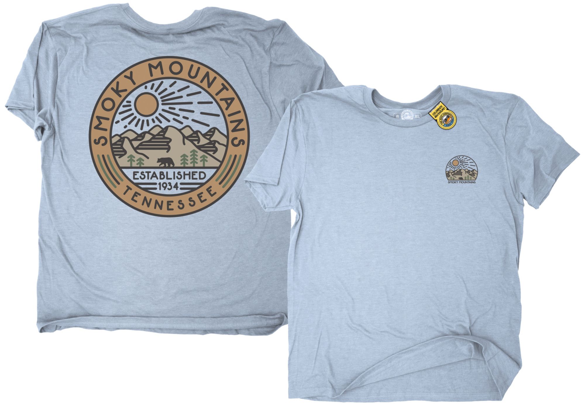 The Duck Company Adult Appalachian Trail Blue Mountain Rolling T-Shirt