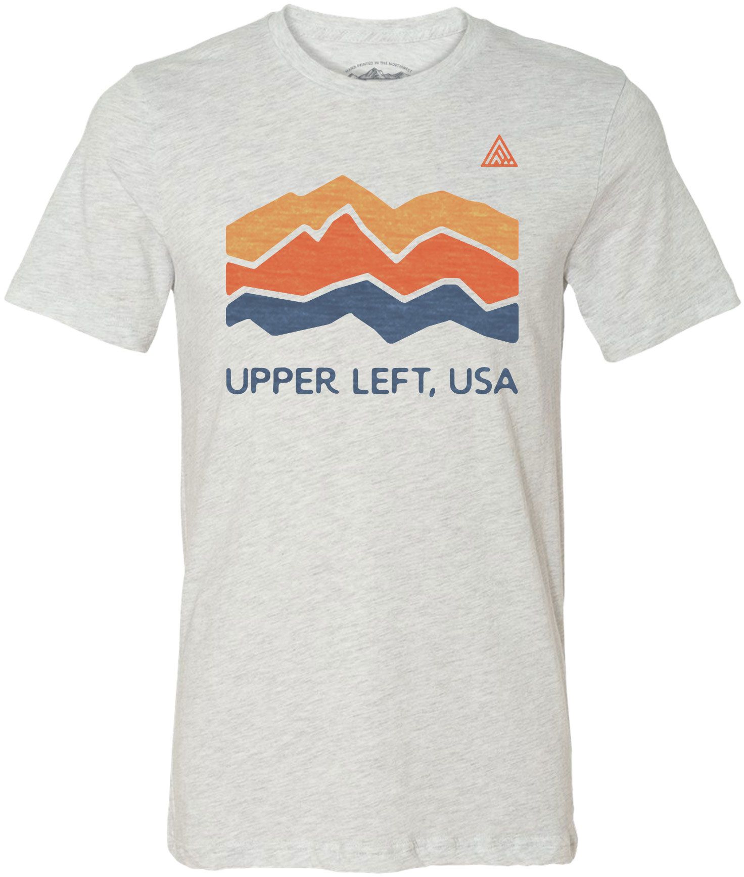 Great PNW Men's Pacific Northwest White Jagged T-Shirt