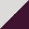 Snow/Dark Plum