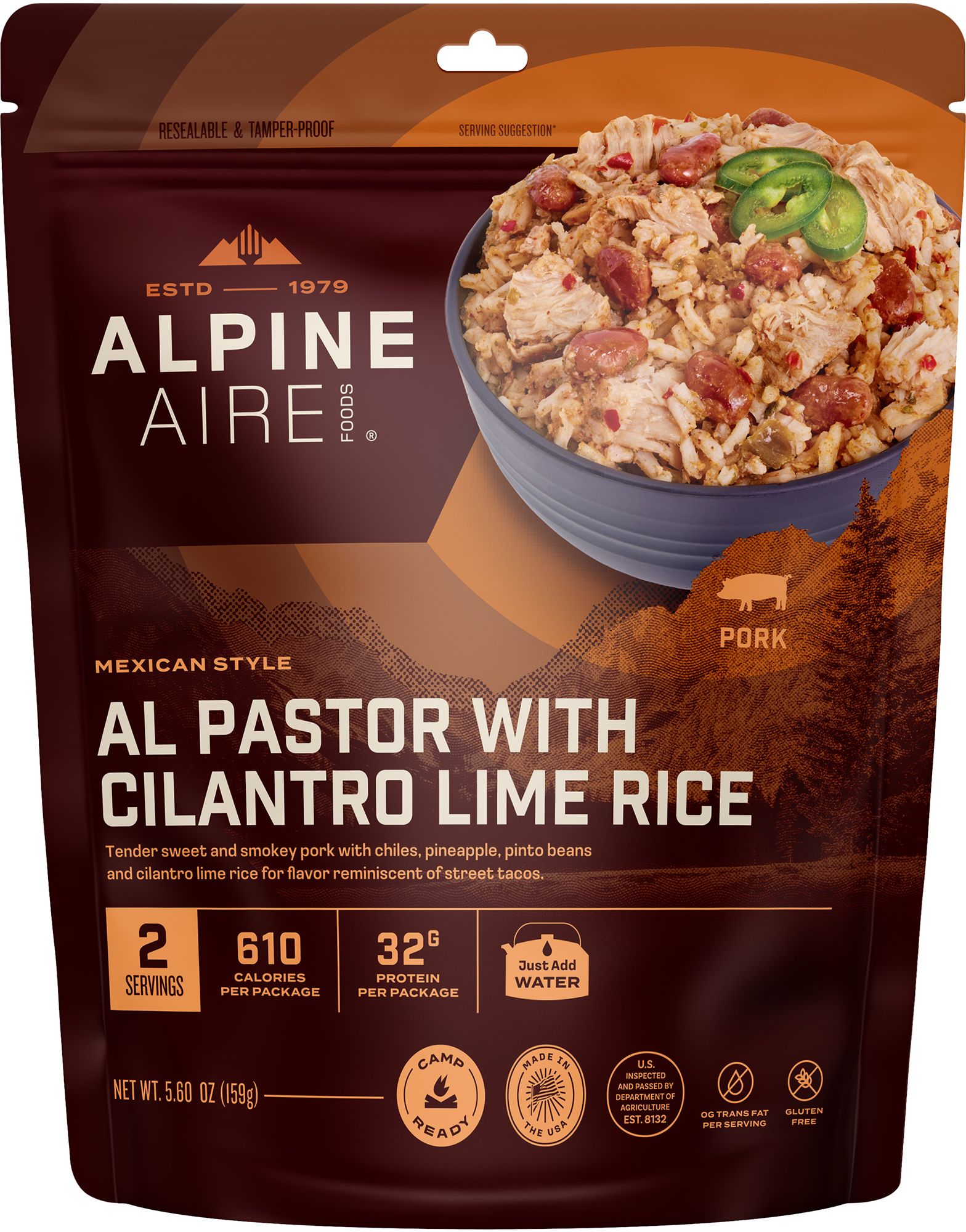AlpineAire Al Pastor with Cilantro Lime Rice