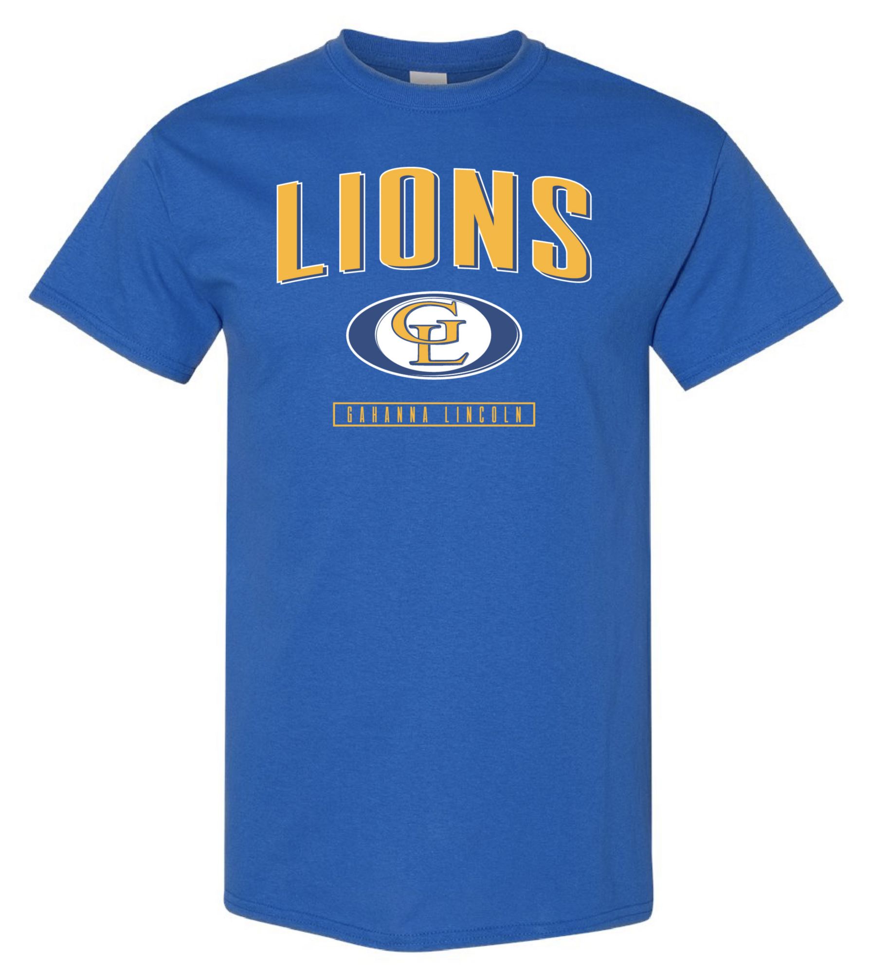 Pel Athletic Men's Gahanna Lincoln High School Royal T-Shirt