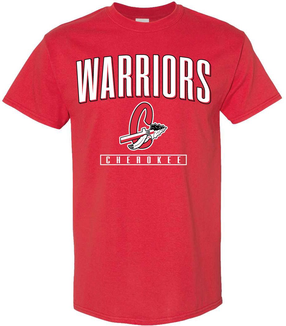 Pel Athletic Men's Cherokee High School Red Short Sleeve T-Shirt