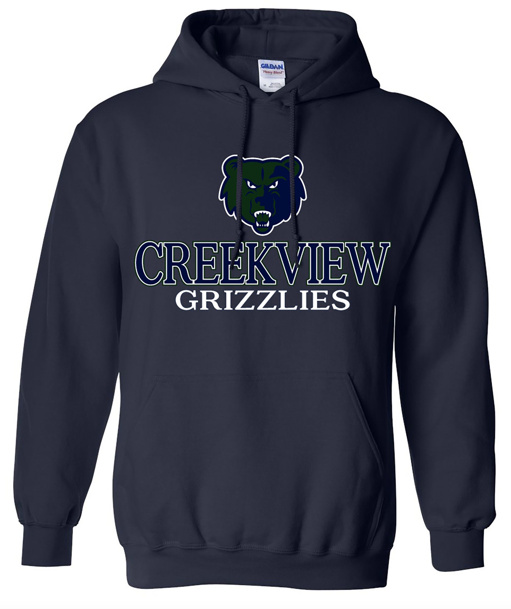 Pel Athletic Men's Creekview High School Navy Pullover Hoodie