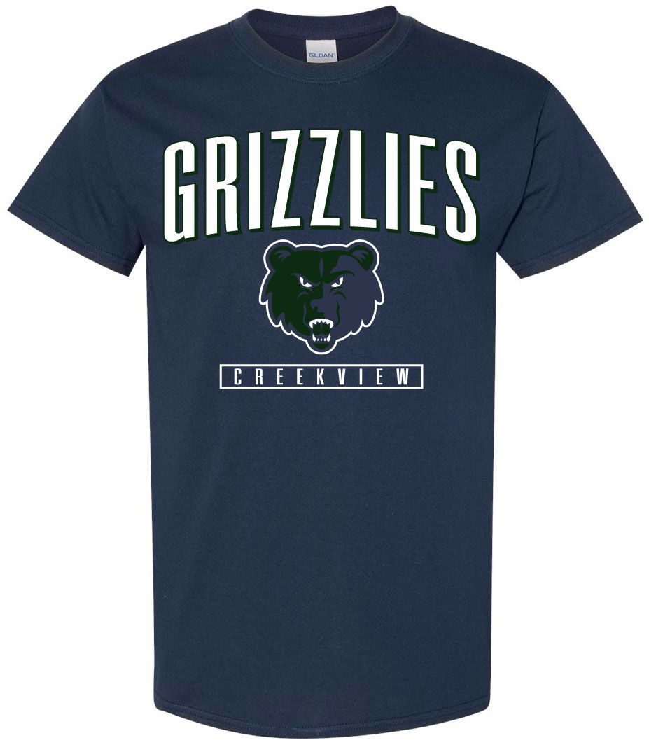 Pel Athletic Men's Creekview High School Navy Short Sleeve T-Shirt