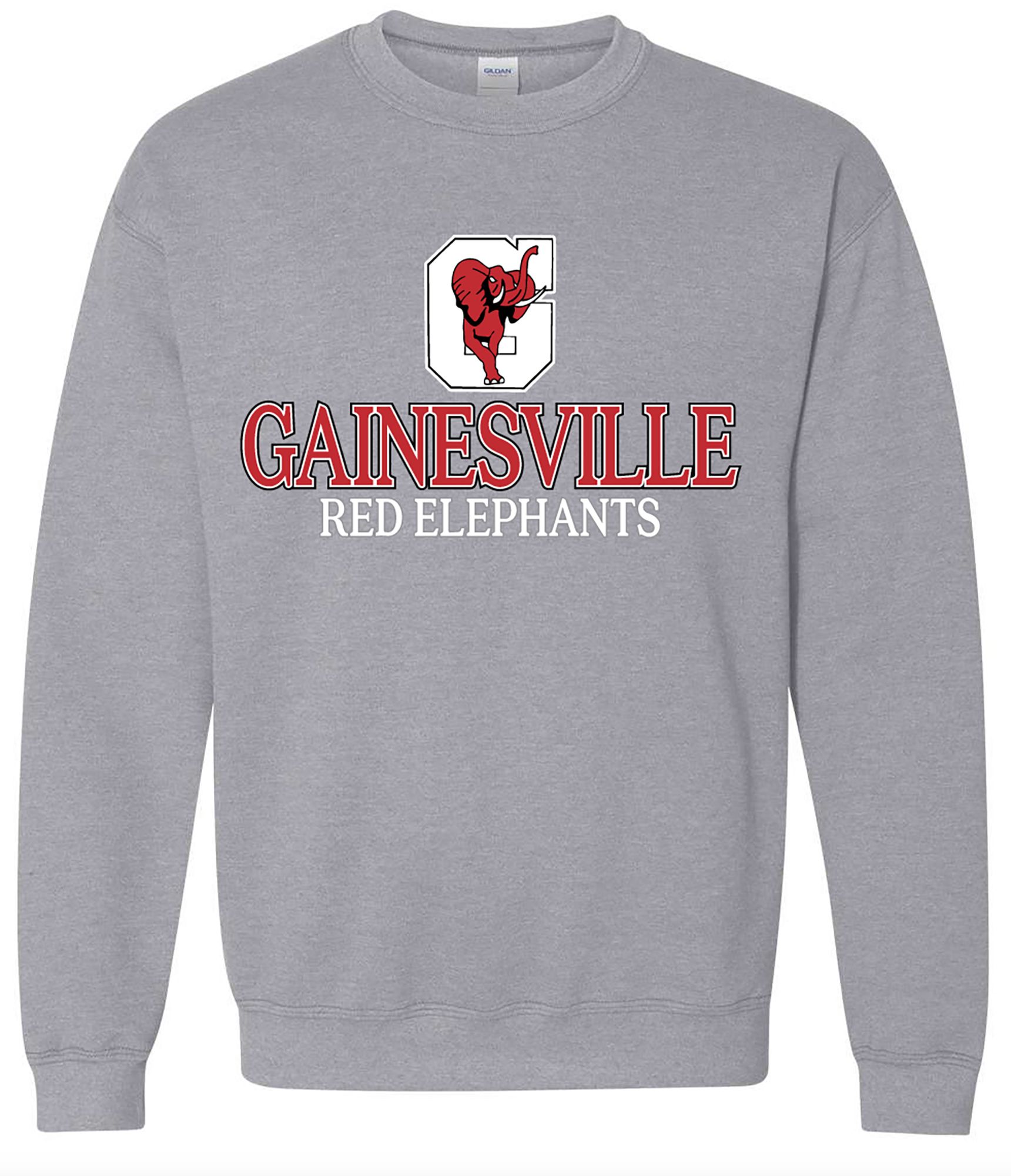 Pel Athletic Men's Gainesville High School Grey Crewneck Sweatshirt
