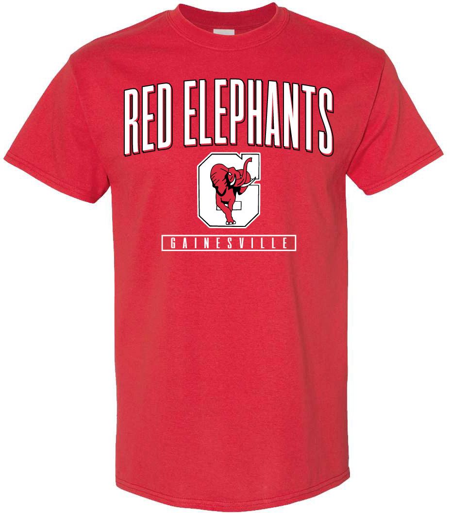 Pel Athletic Men's Gainesville High School David Pastrnak #88 Red T-Shirt