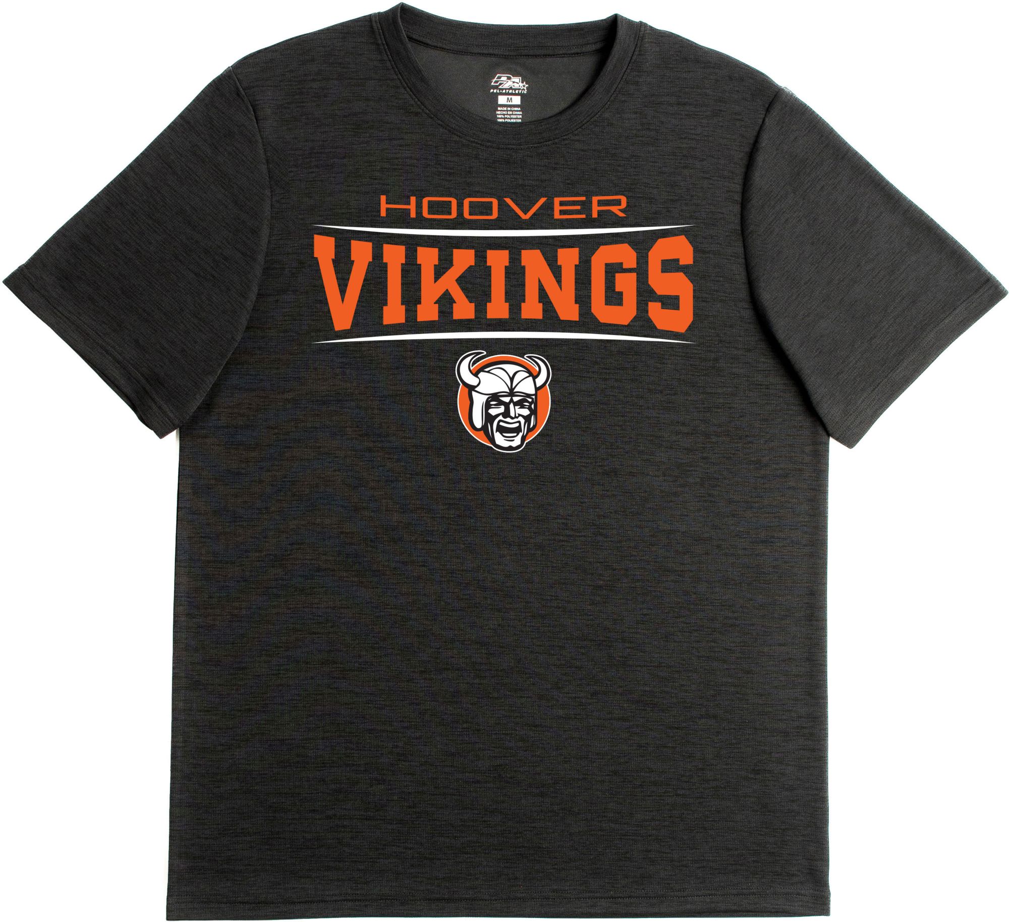 Pel Athletic Men's Hoover High School Black Performance T-Shirt