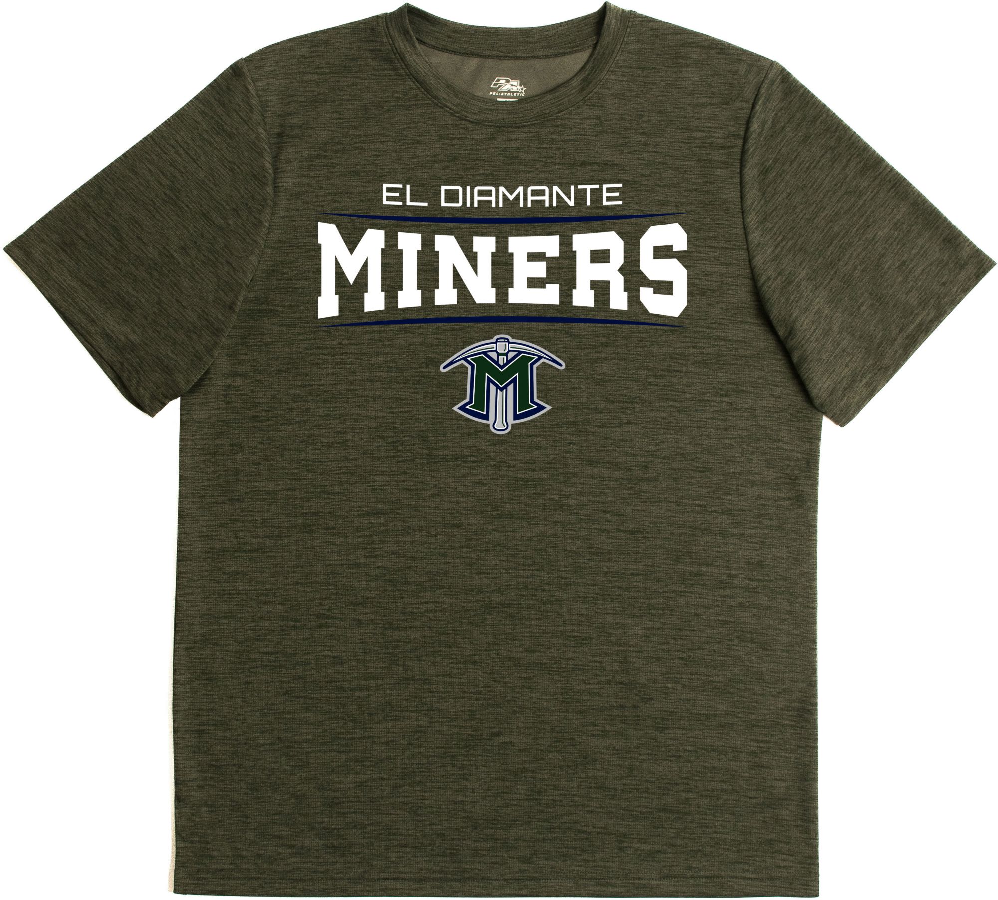 Pel Athletic Men's El Diamante High School Green T-Shirt