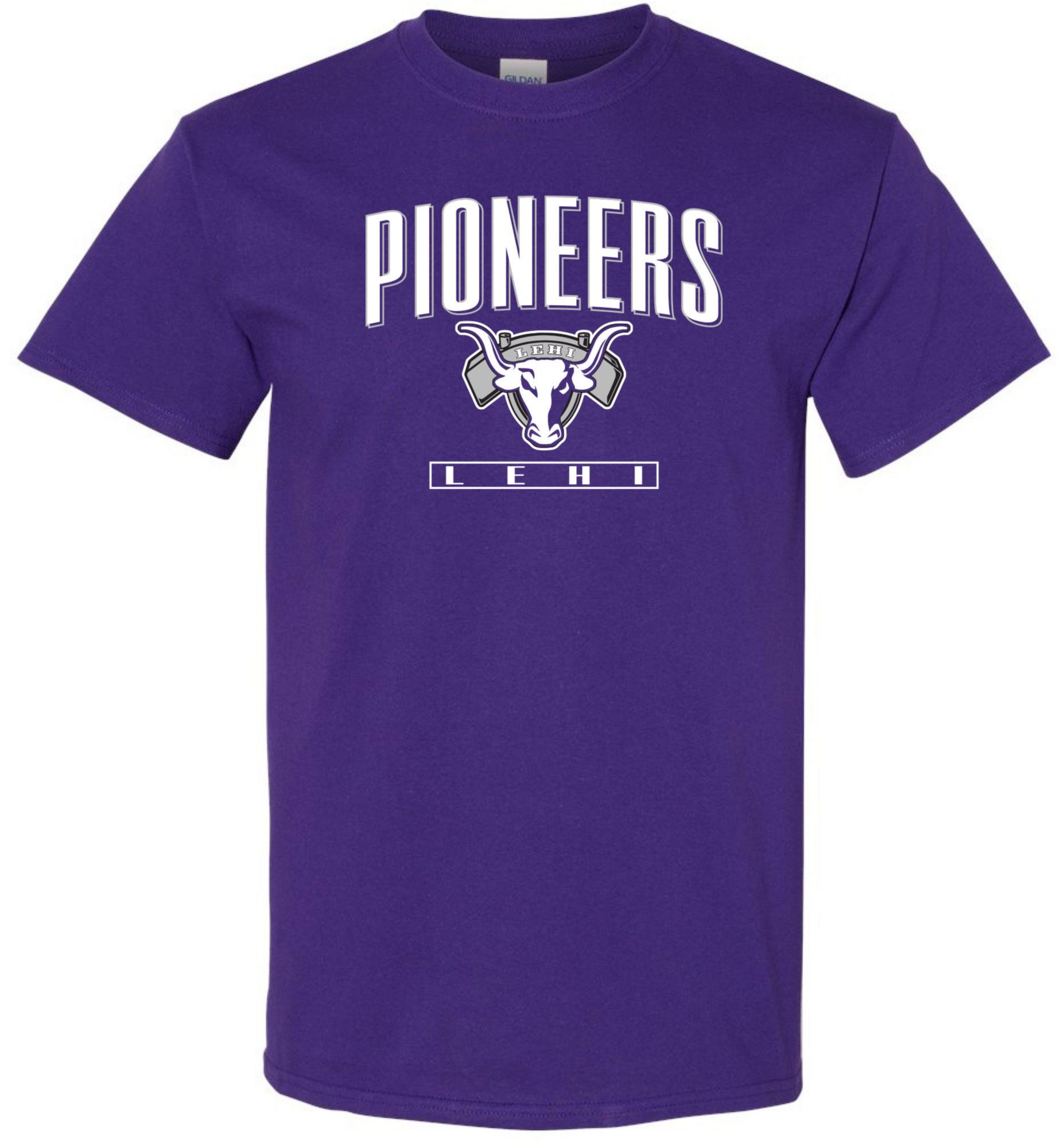 Pel Athletic Men's Lehi High School Purple T-Shirt