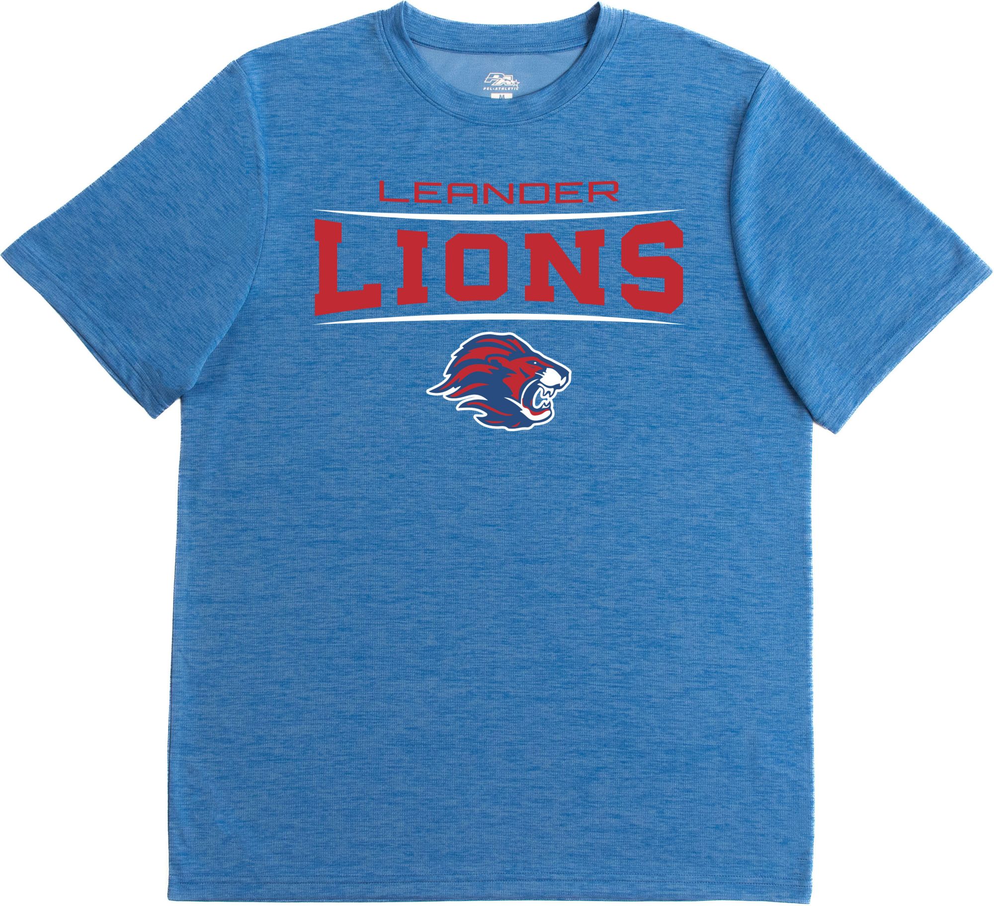 Pel Athletic Men's Leander High School Blue Performance T-Shirt