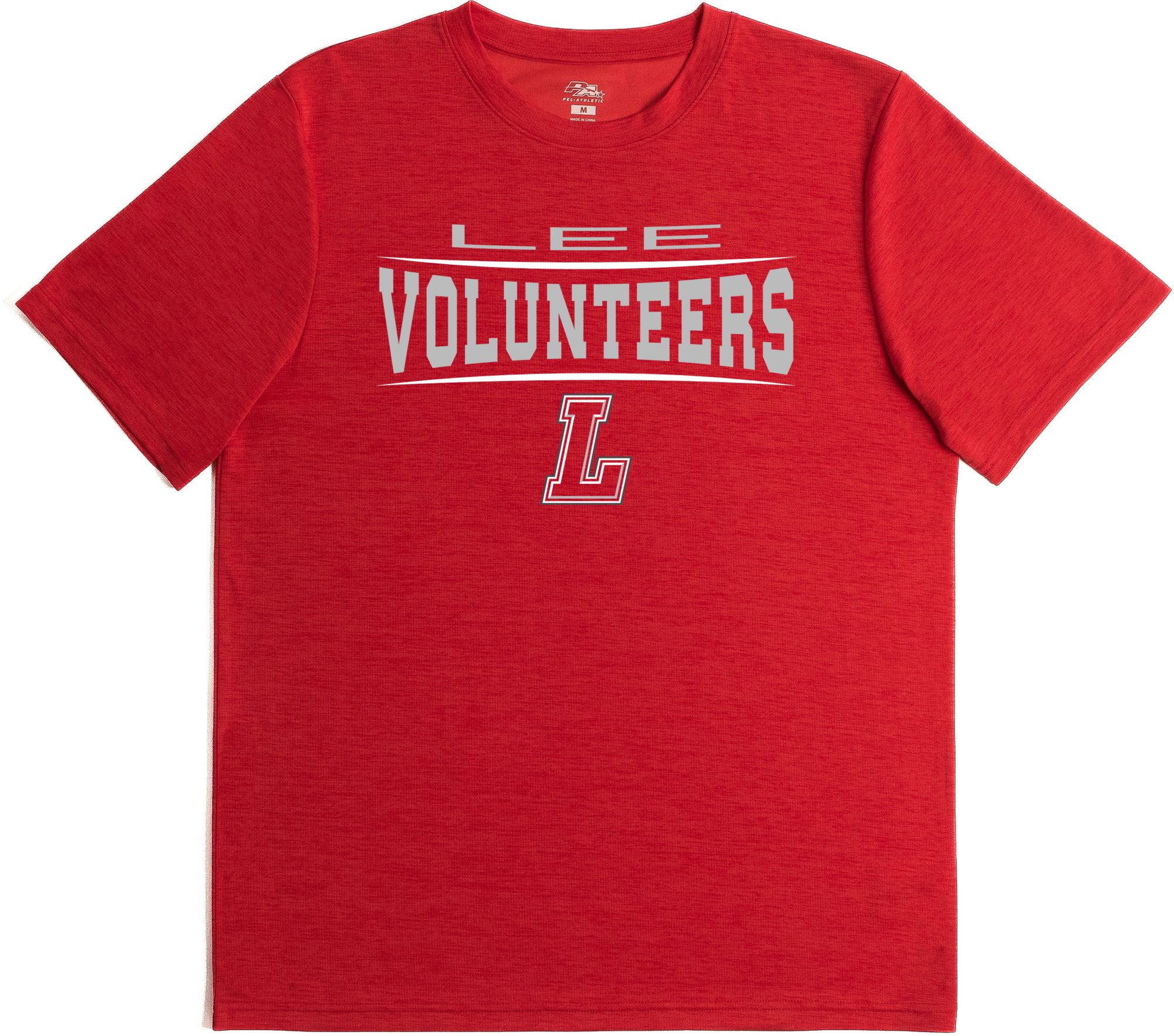 Pel Athletic Men's Lee High School Red Performance T-Shirt