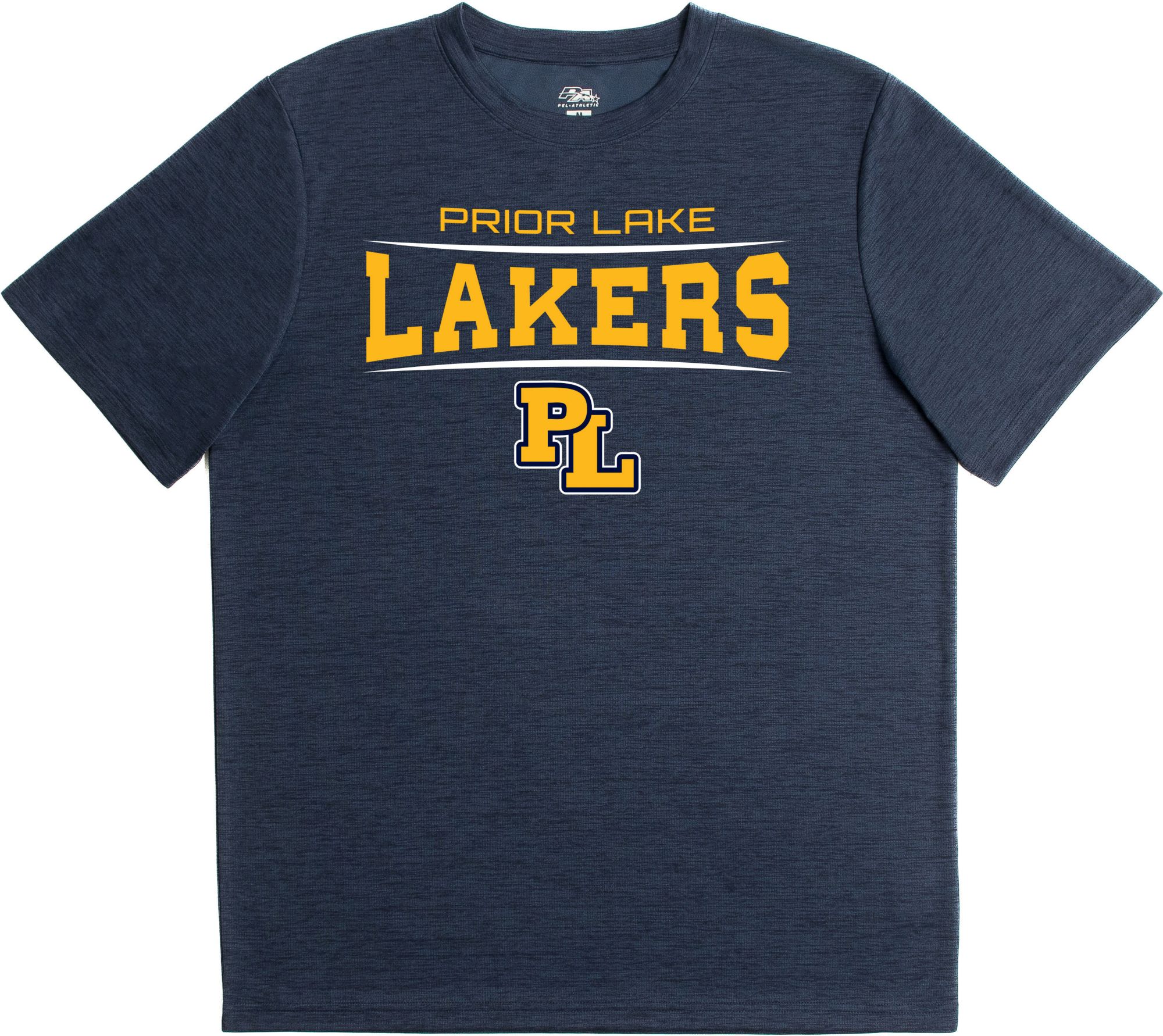 Pel Athletic Men's Prior Lake High School Navy Performance T-Shirt