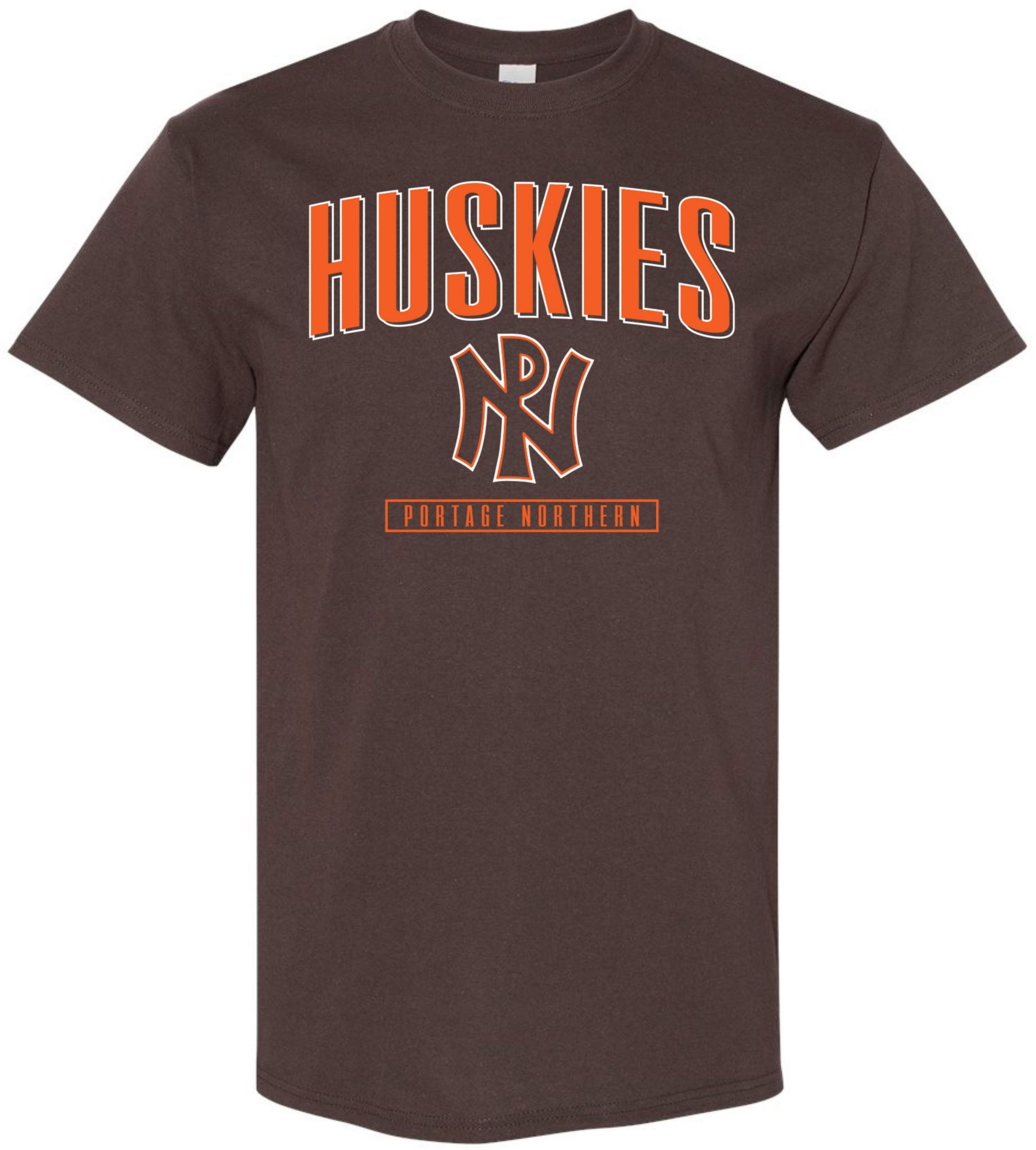 Pel Athletic Men's Portage Northern High School Brown T-Shirt
