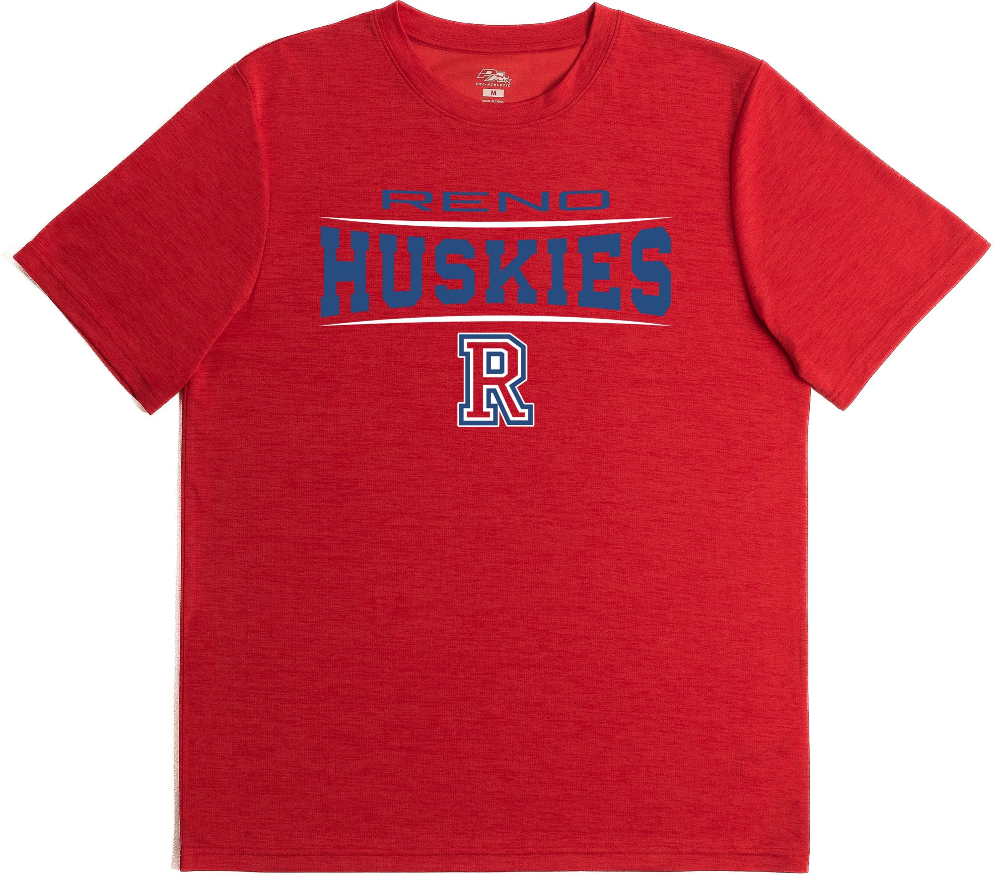 Pel Athletic Men's Reno High School Red Performance T-Shirt
