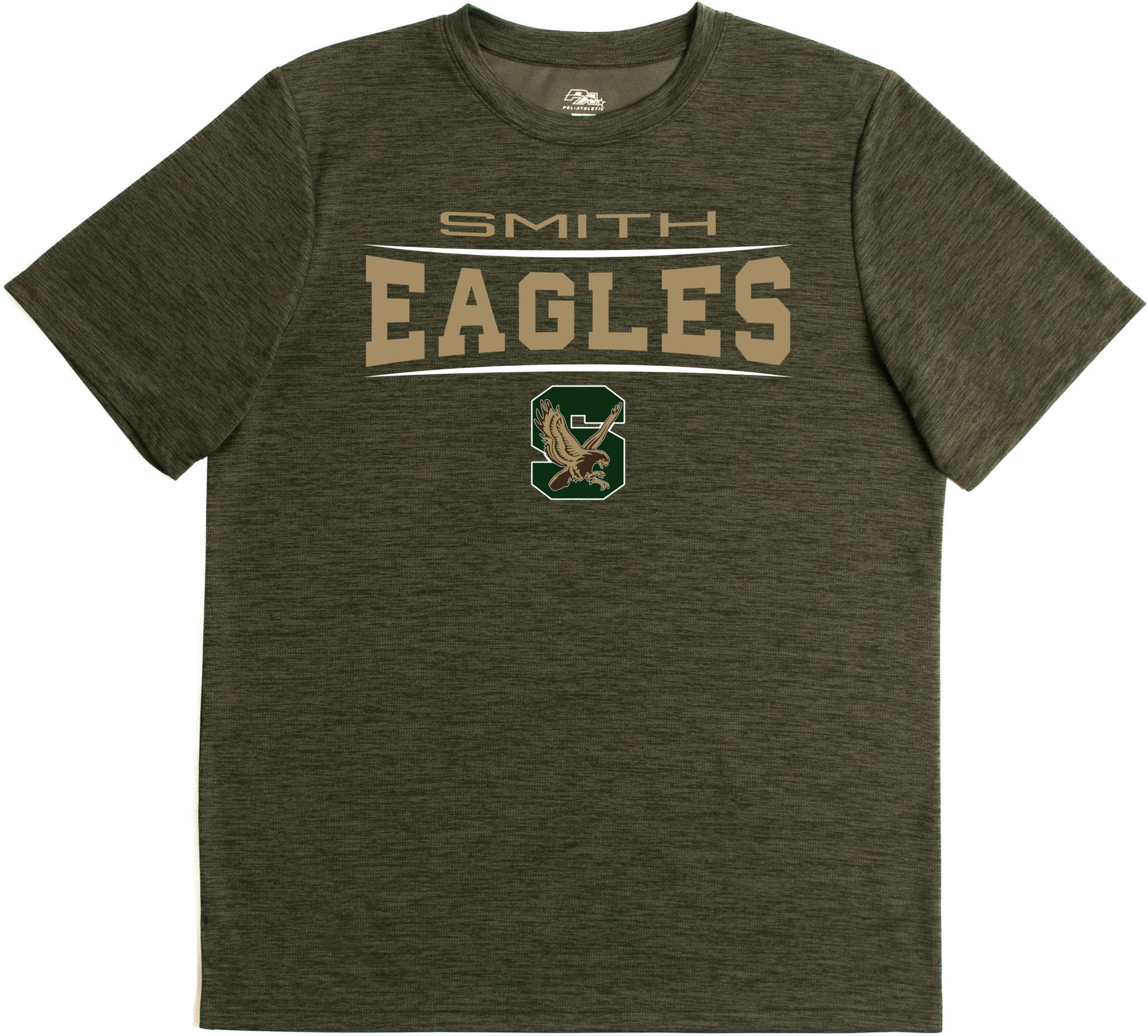 Pel Athletic Men's Smith High School Green Performance T-Shirt