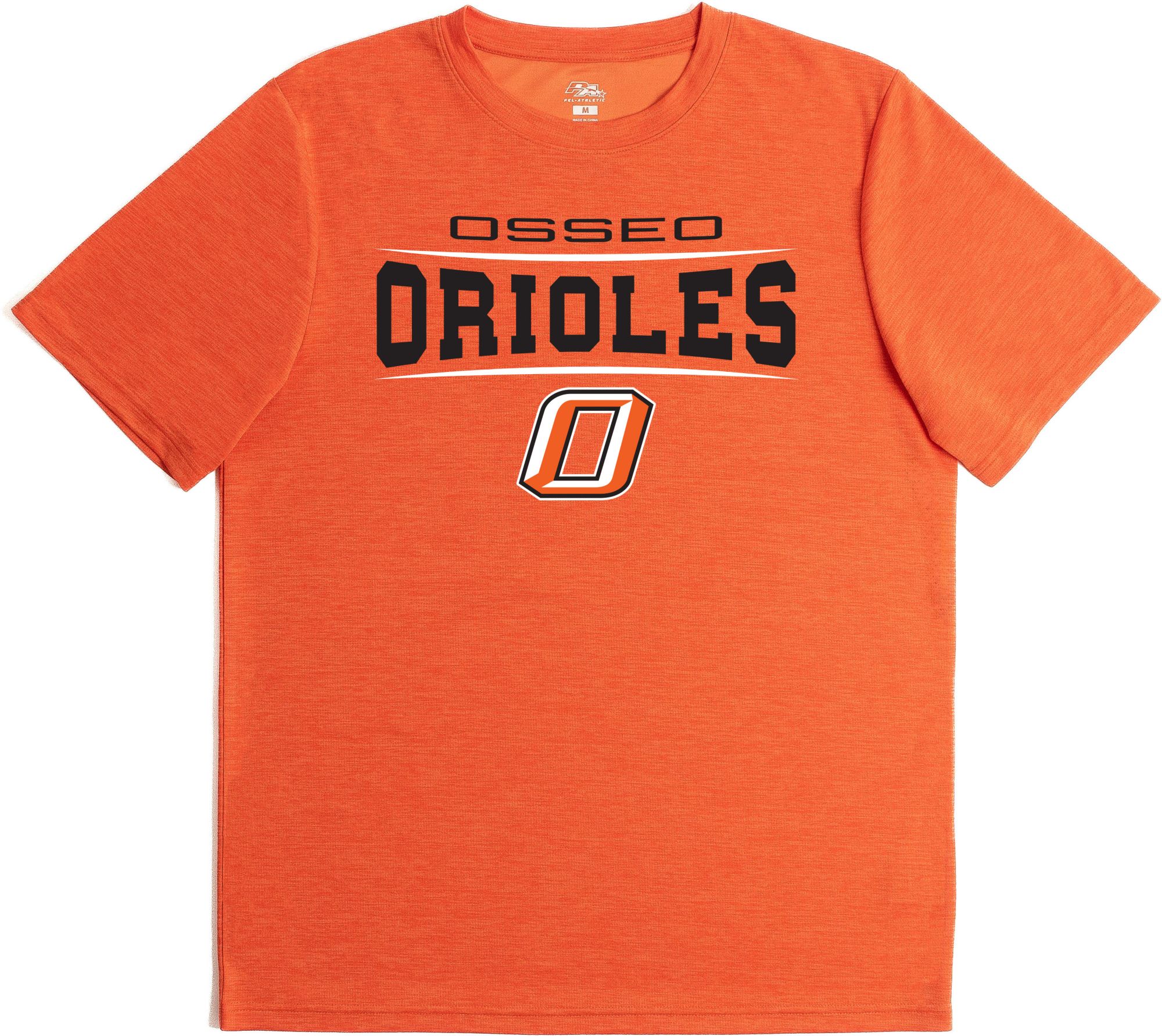 Pel Athletic Men's Osseo High School Orange Performance T-Shirt