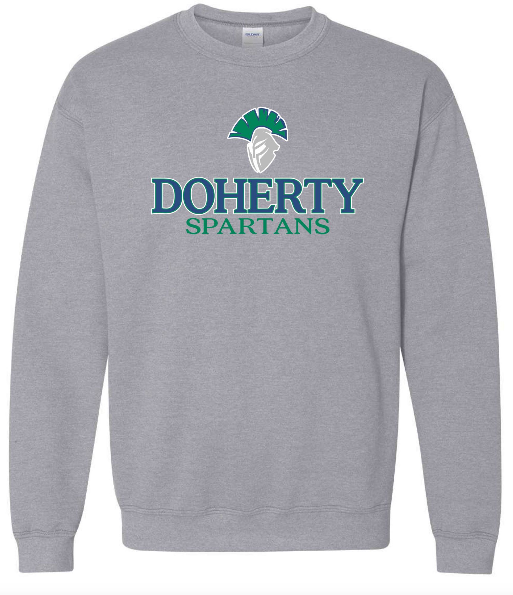 Pel Athletic Men's Thomas B Doherty High School Grey Crewneck Sweatshirt
