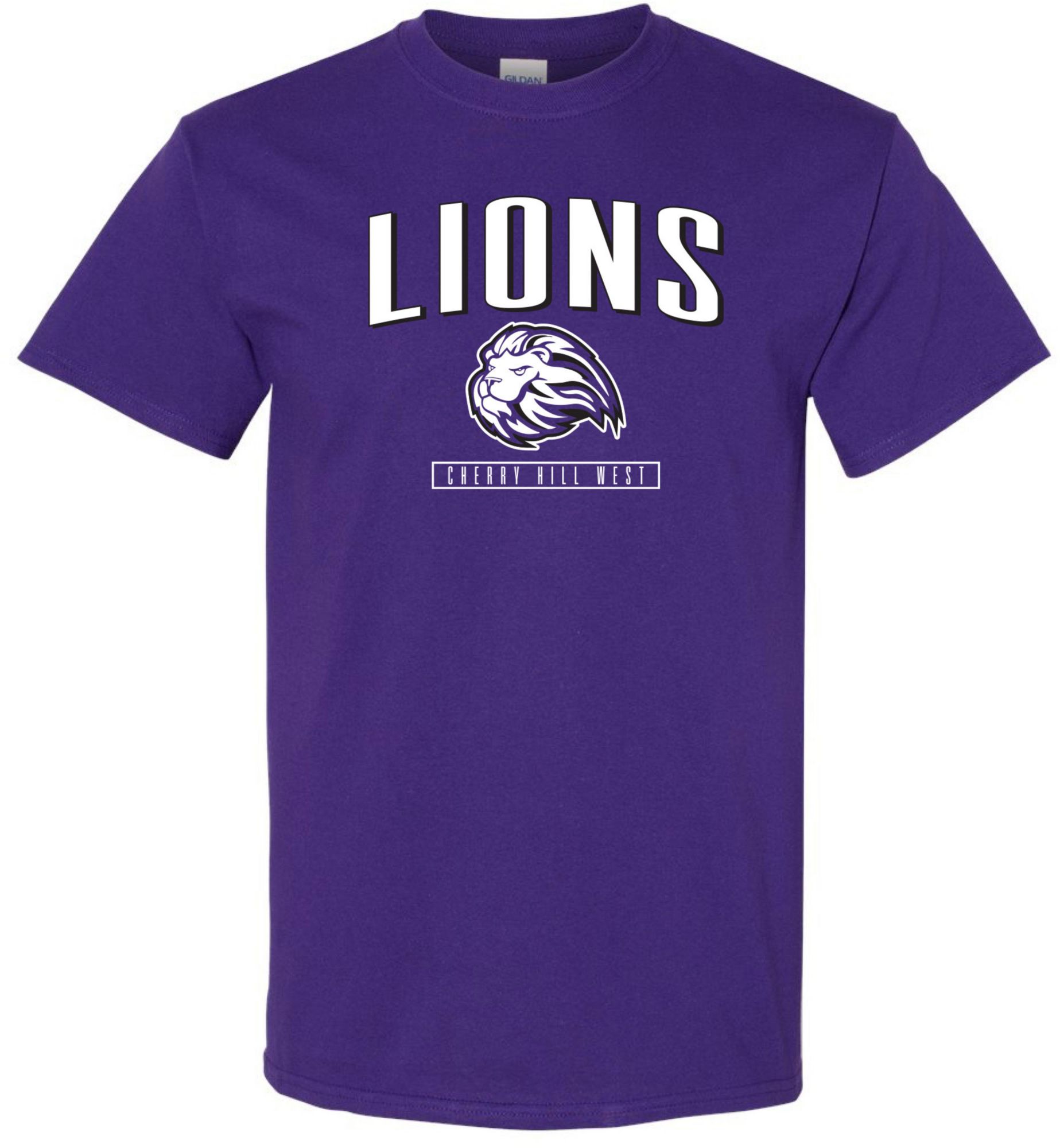 Pel Athletic Men's Cherry Hill High School West Purple T-Shirt