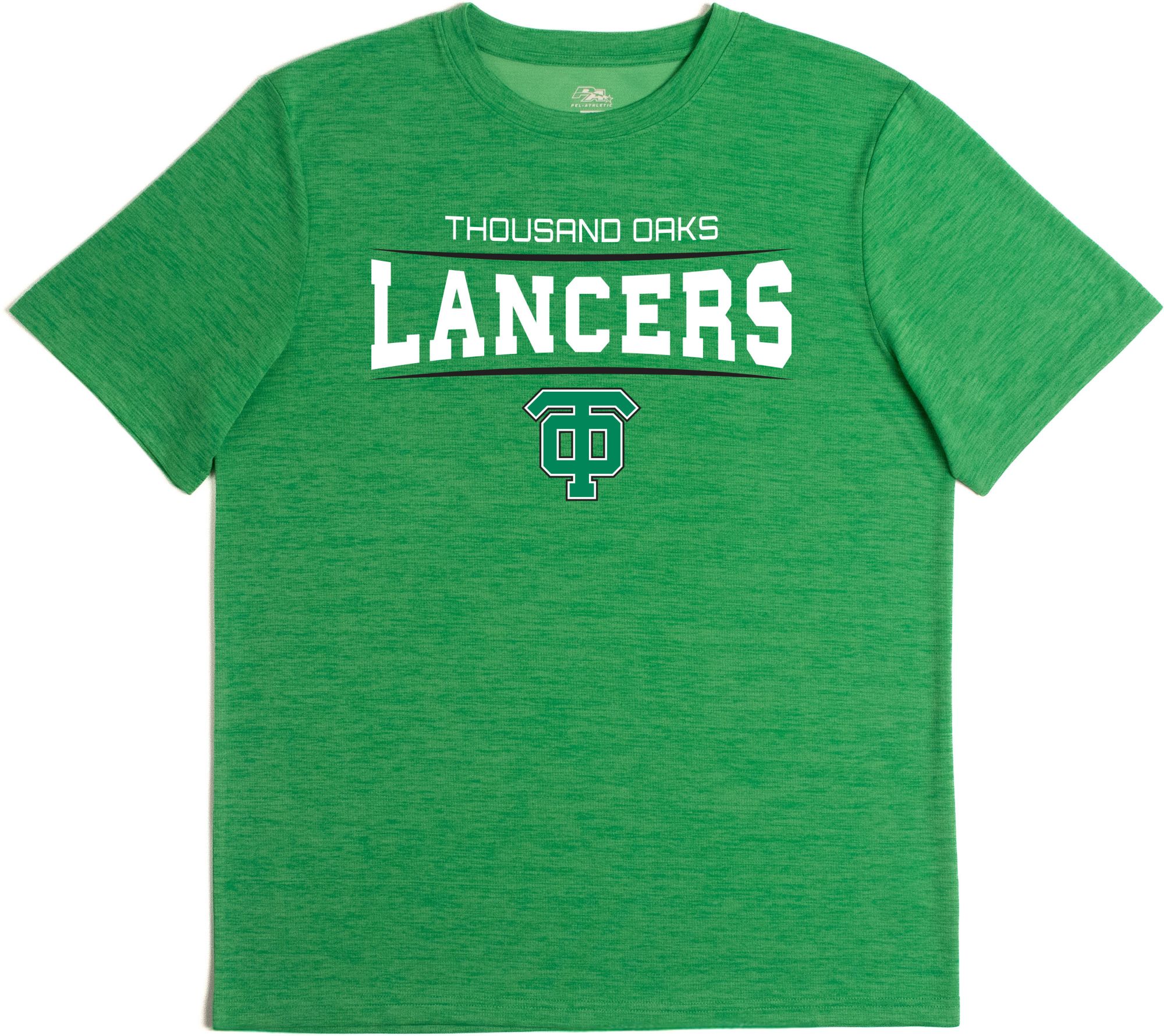 Pel Athletic Men's Thousand Oaks High School Green Performance T-Shirt
