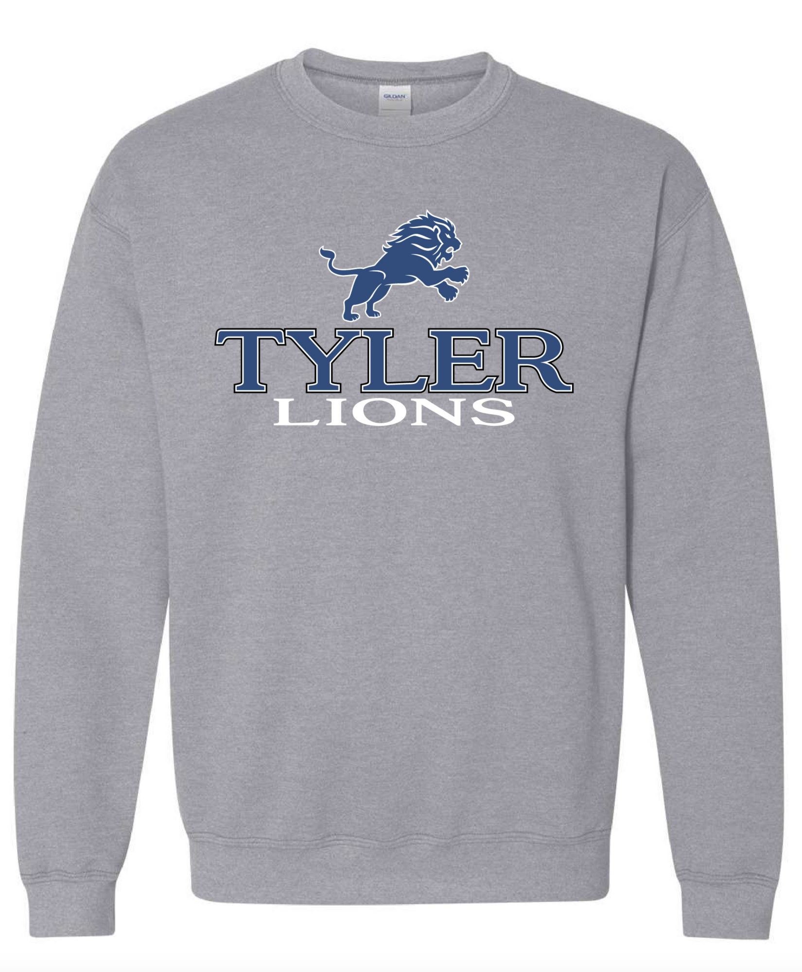 Pel Athletic Men's Tyler Legacy High School Grey Crewneck Sweatshirt