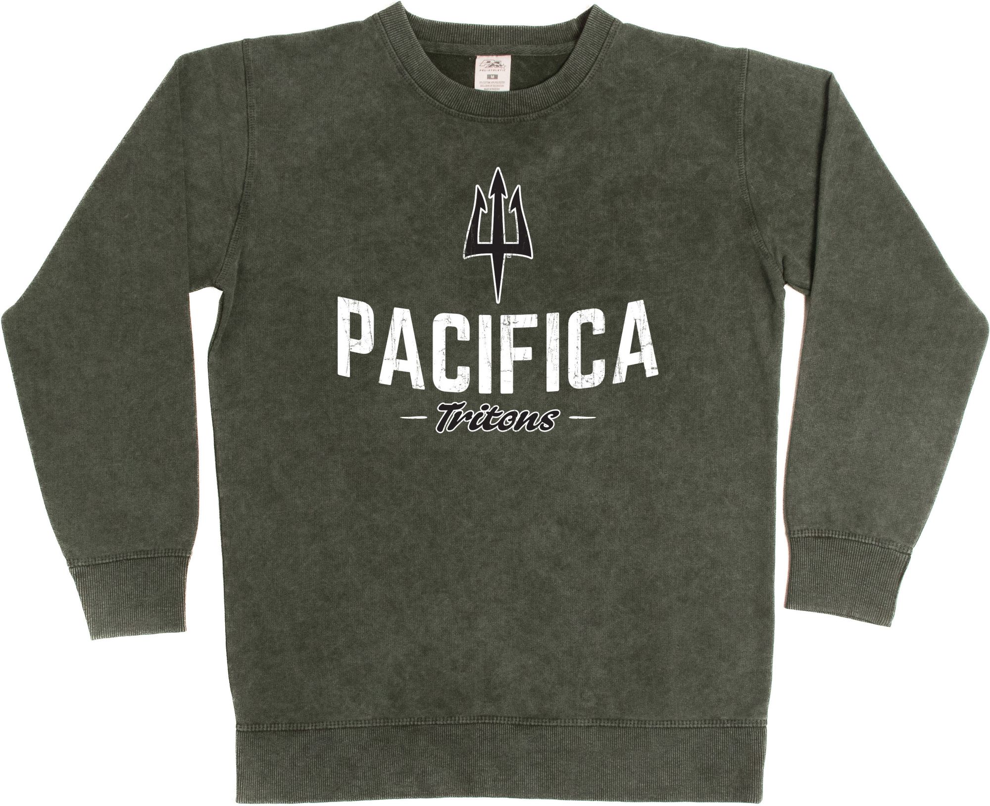 Pel Athletic Women's Pacifica High School Green Crewneck Sweatshirt
