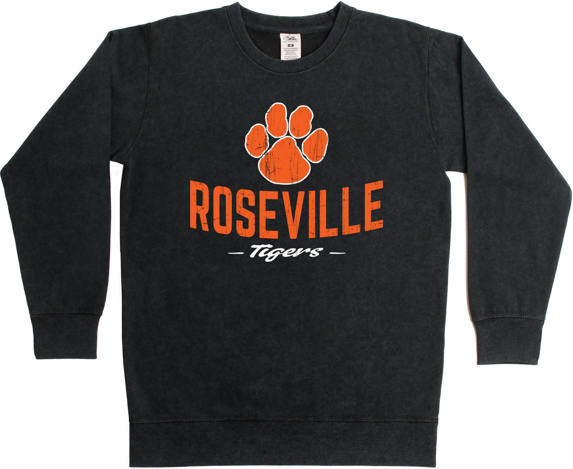 Pel Athletic Women's Roseville High School Black Crewneck Sweatshirt