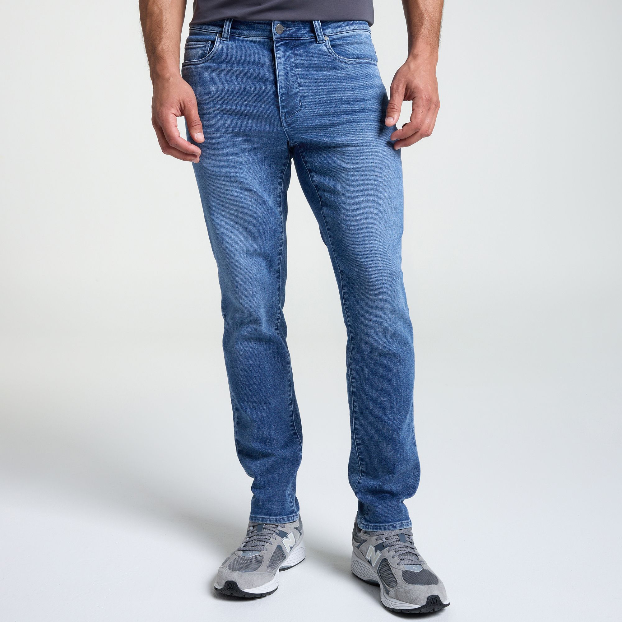 VRST Men's Limitless Comfort Twill Denim Slim Fit 5 Pocket Pant