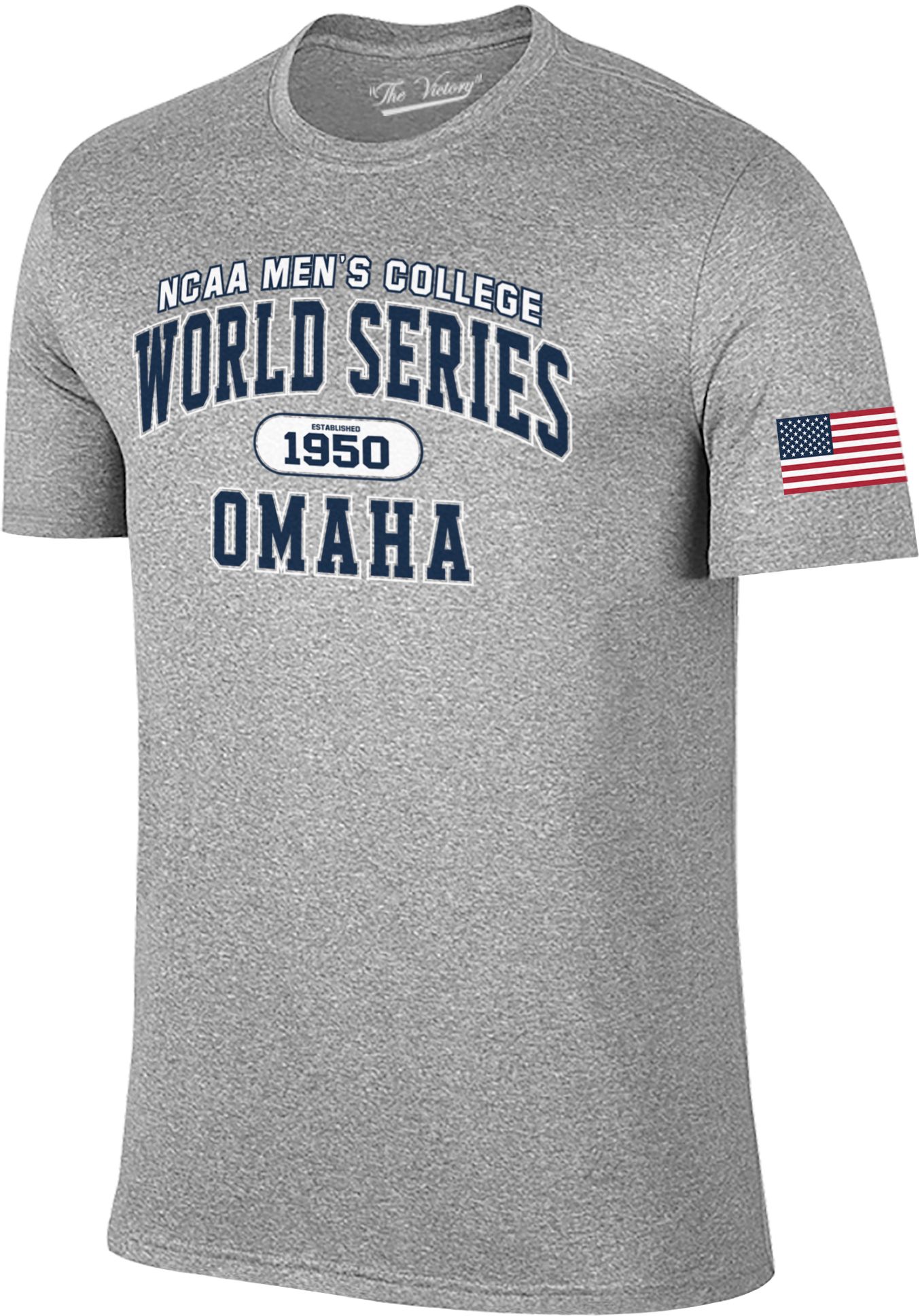 Retro Brand Adult 2025 Men's College World Series Omaha Logo T-Shirt