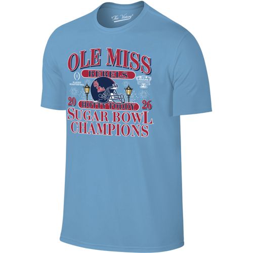 Nike Men's Ole Miss Rebels Light Blue Core Cotton Sideline T-Shirt