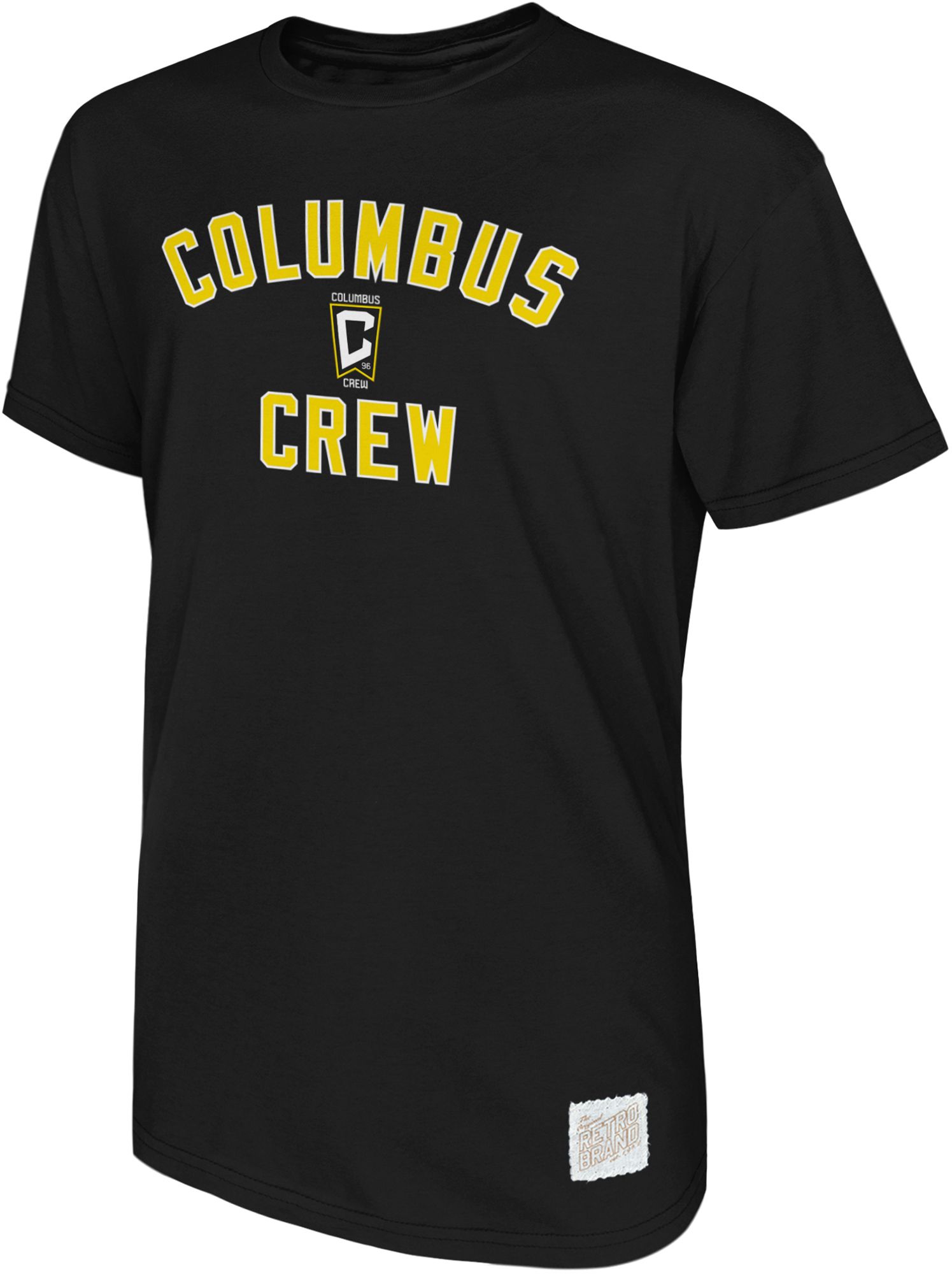 Retro Brand Youth Columbus Crew Black Team Logo Home T-Shirt