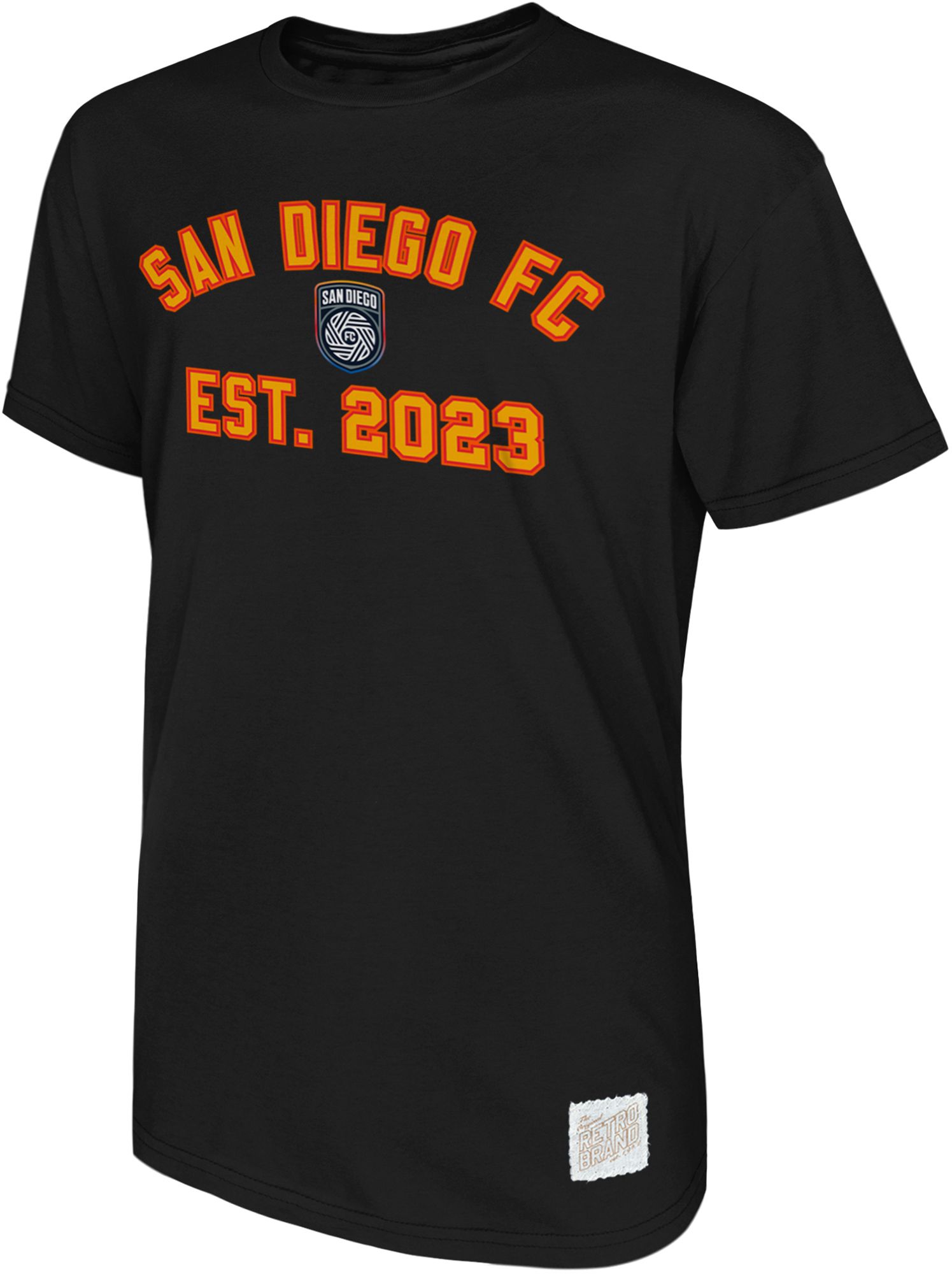 Retro Brand Youth Orlando Pride Black Team Logo Home T-Shirt