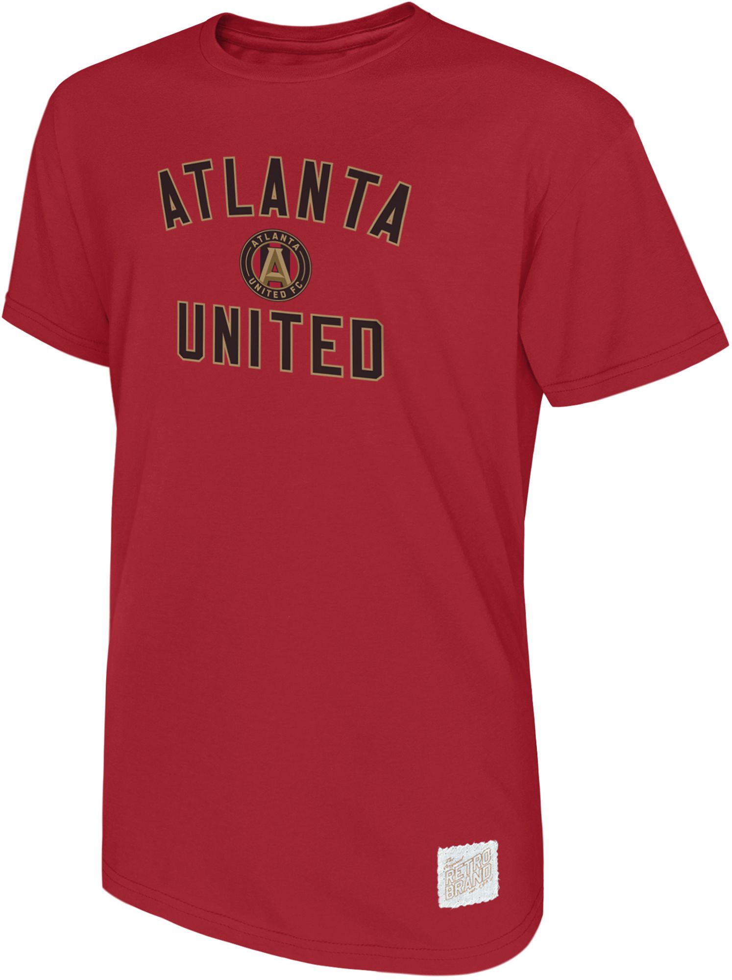 Retro Brand Youth Atlanta United Dark Red Team Logo Home T-Shirt