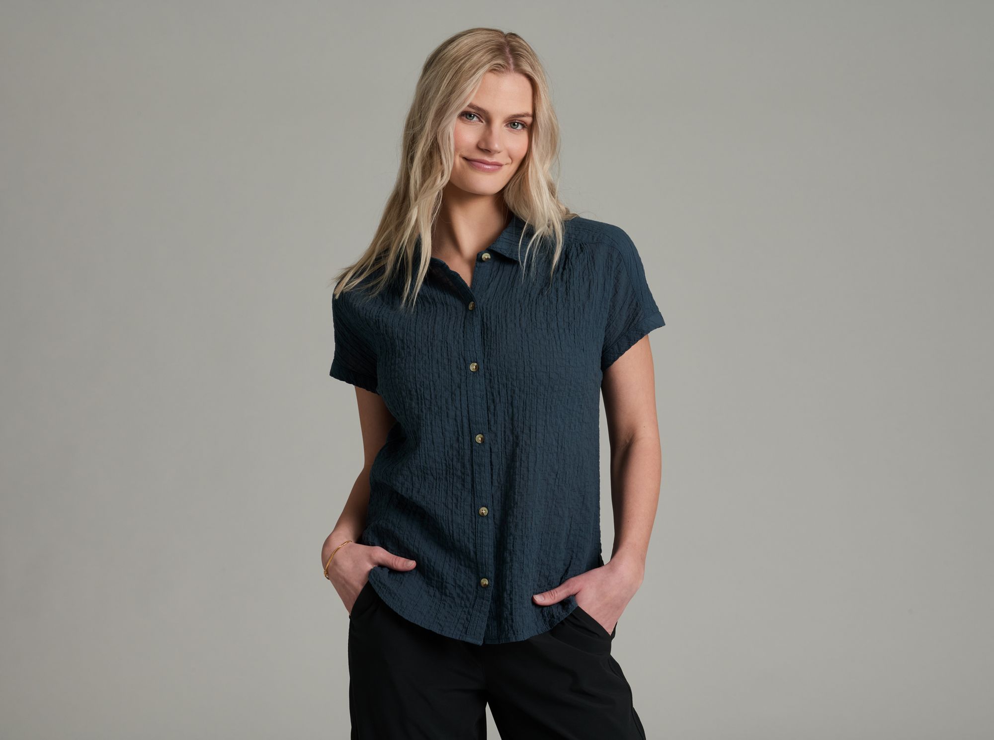 KÜHL Women's Marlie Short Sleeve Button Up Shirt