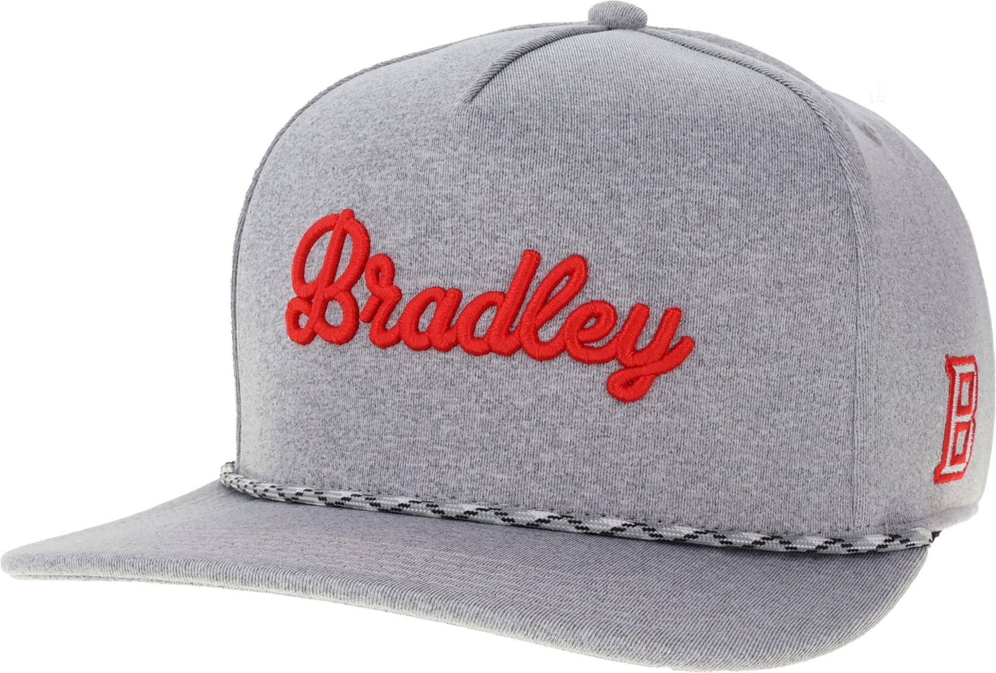 League-Legacy Adult Bradley Braves Grey Script Caddy Hat