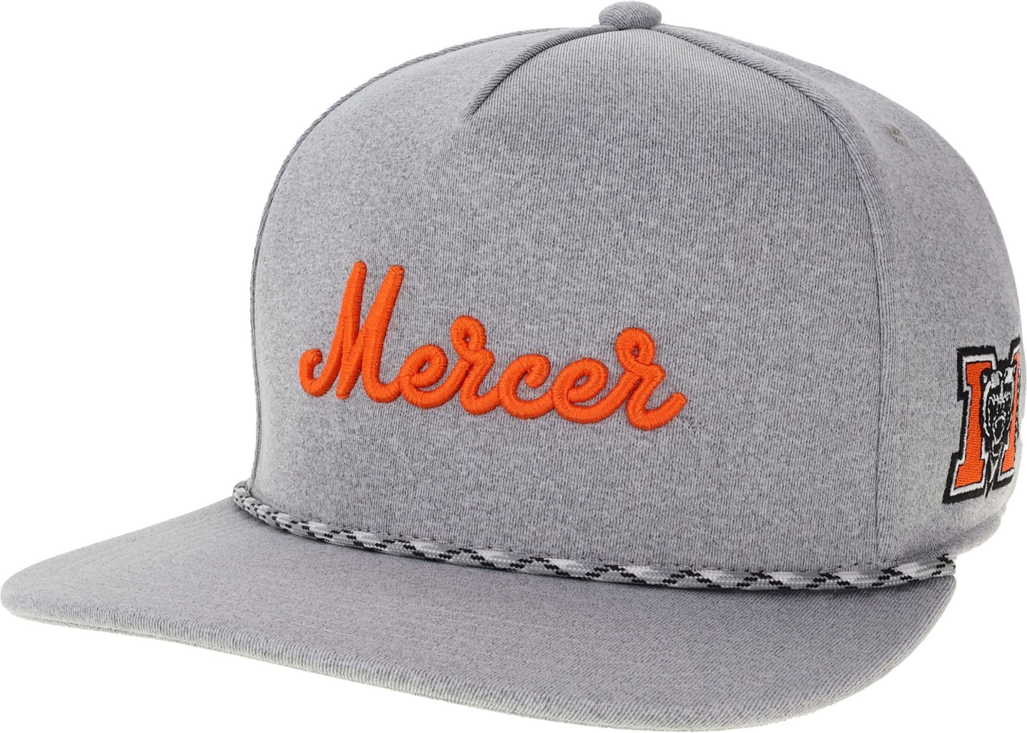 League-Legacy Adult Mercer Bears Grey Script Caddy Hat