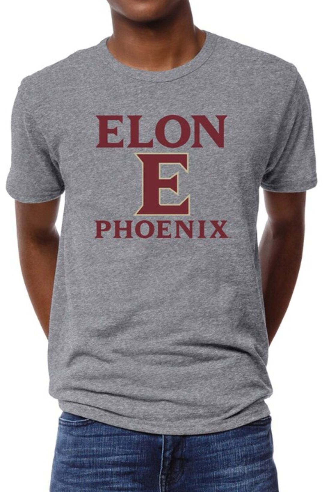 League-Legacy Adult LIU Brooklyn Blackbirds Grey Victory Falls T-Shirt