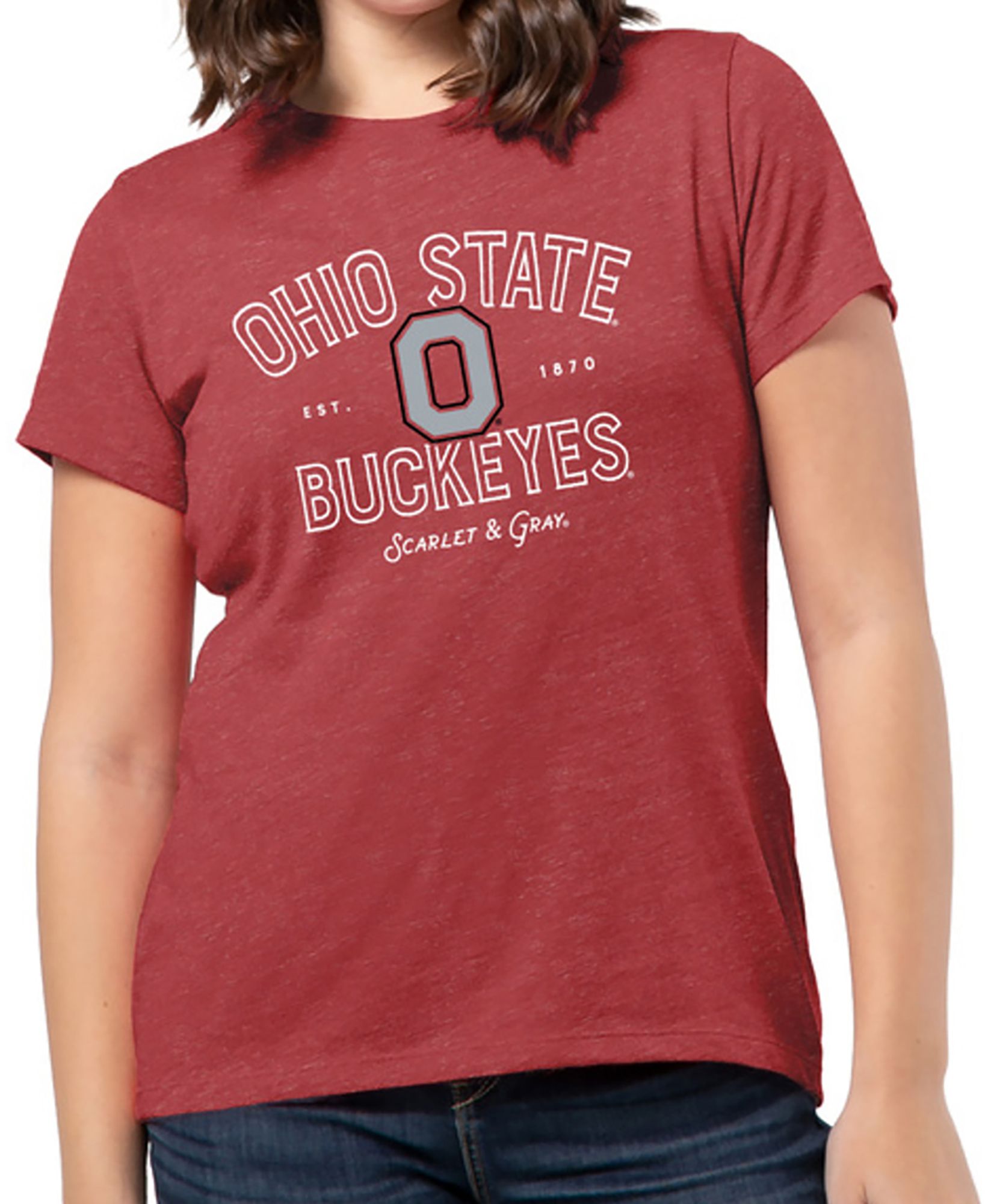 League-Legacy Women's Ohio State Buckeyes Red Intramural T-Shirt
