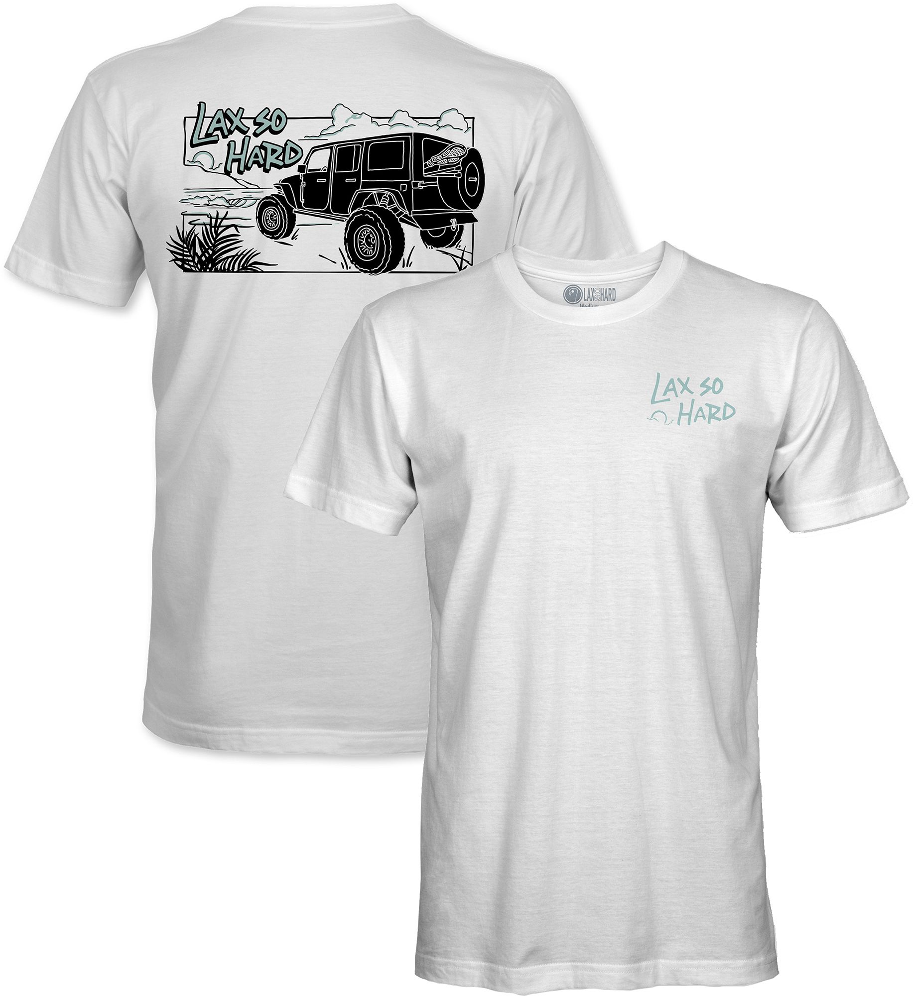 Lax So Hard Youth Jeep Lacrosse Graphic T-Shirt