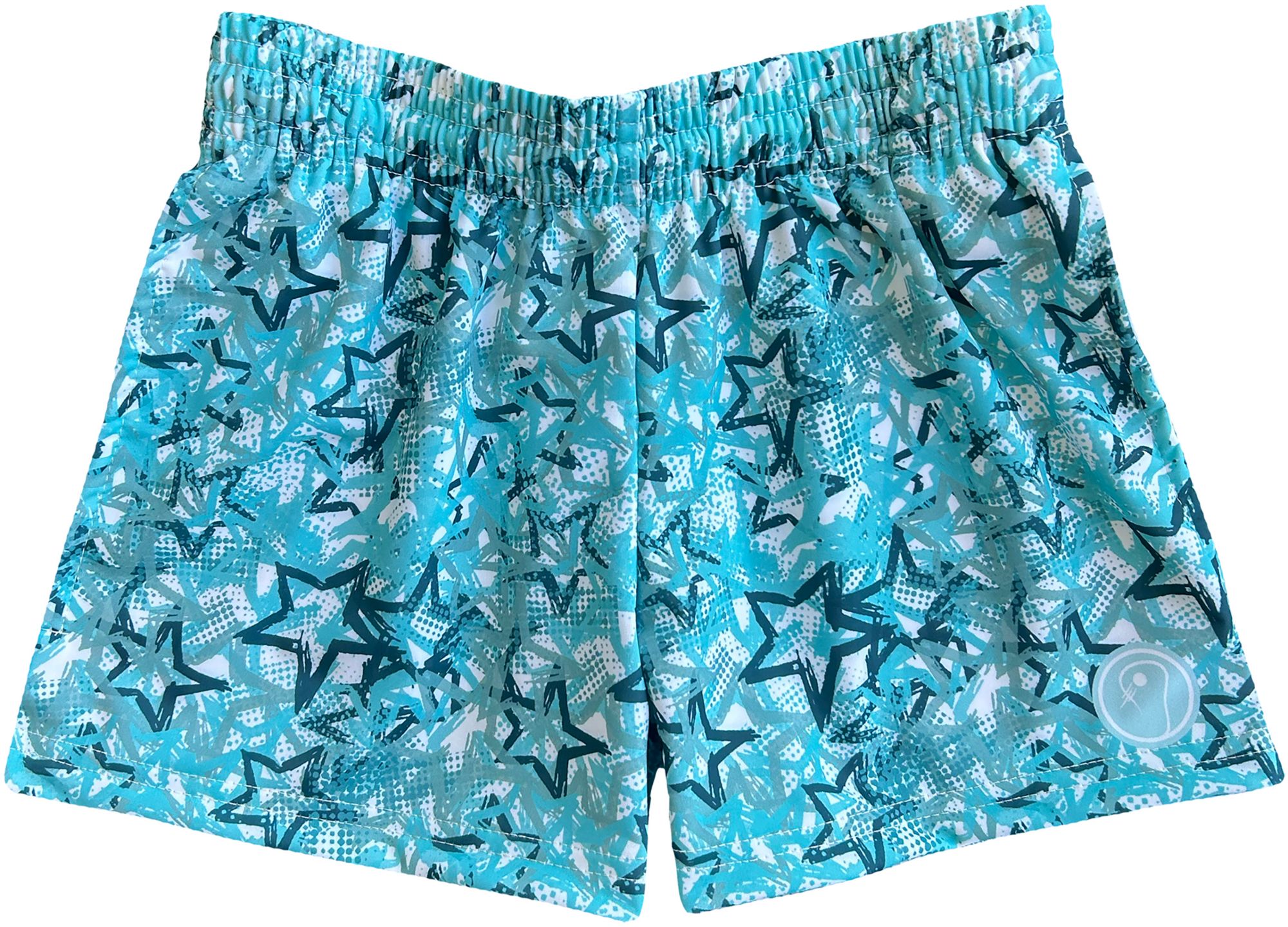 Aqua Blue/White